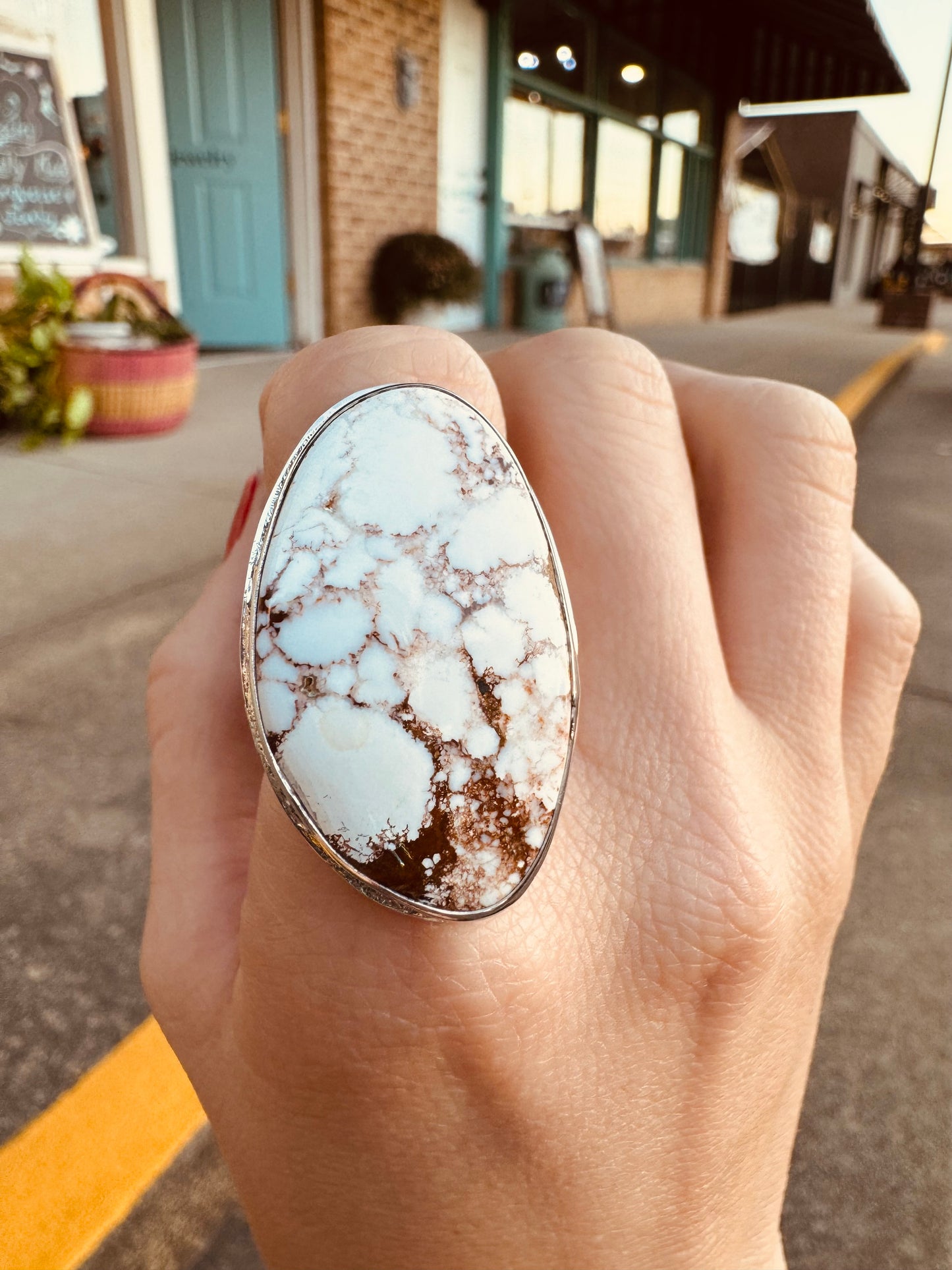 Wild Horse Magnesite Ring size 7.