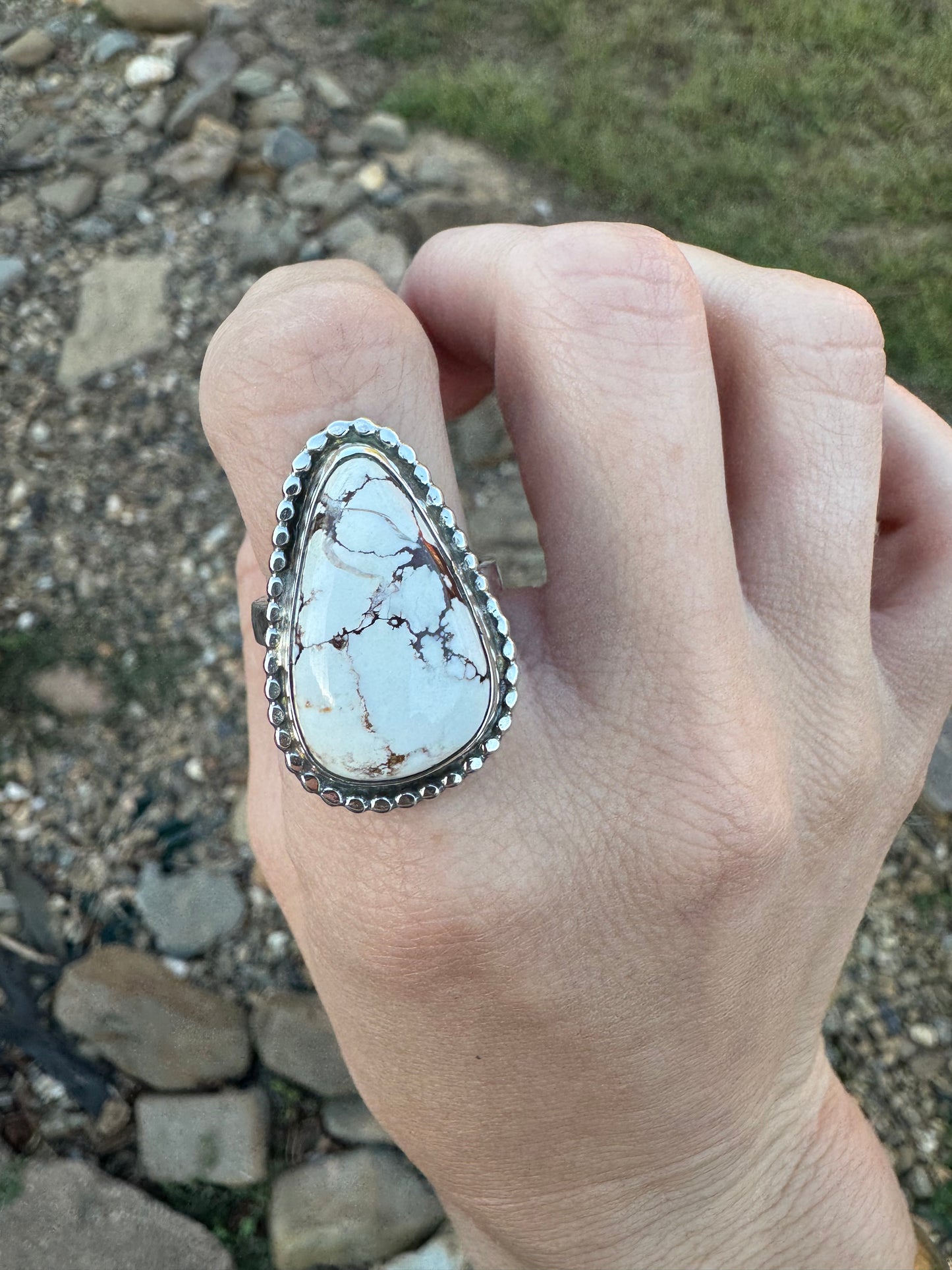 Wild Horse Magnesite ring size 7.25