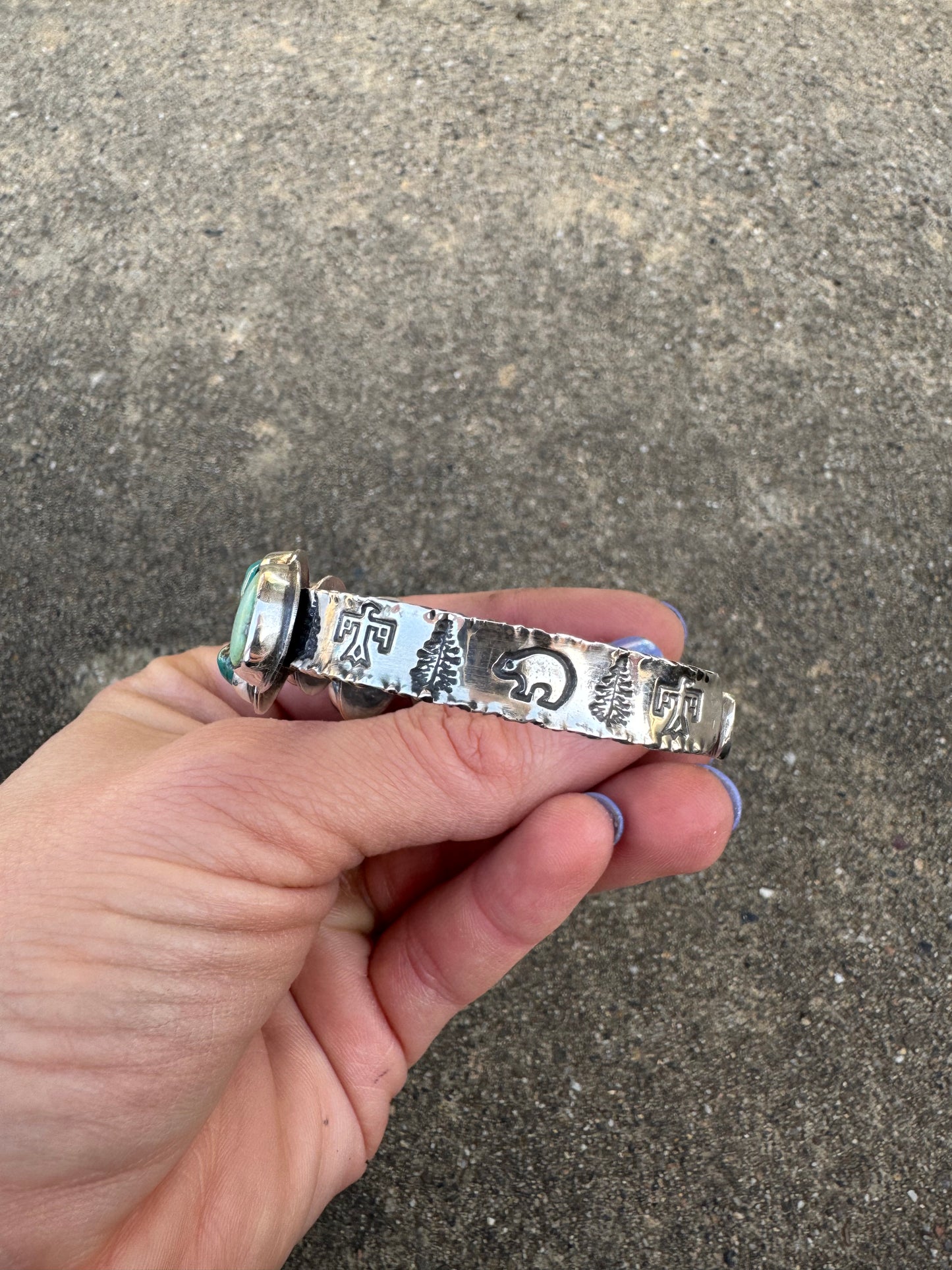 Mixed turquoise Stacker Cuff