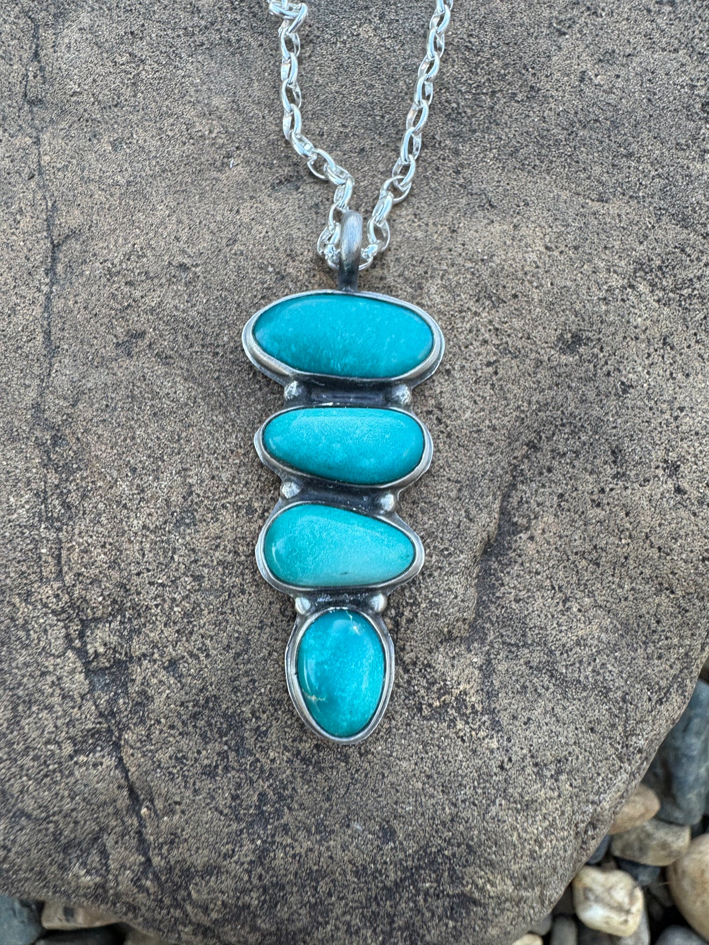 Waterfall Turquoise necklace