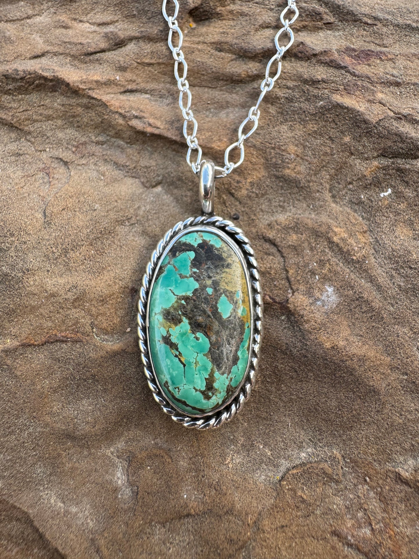 Tyrone turquoise necklace