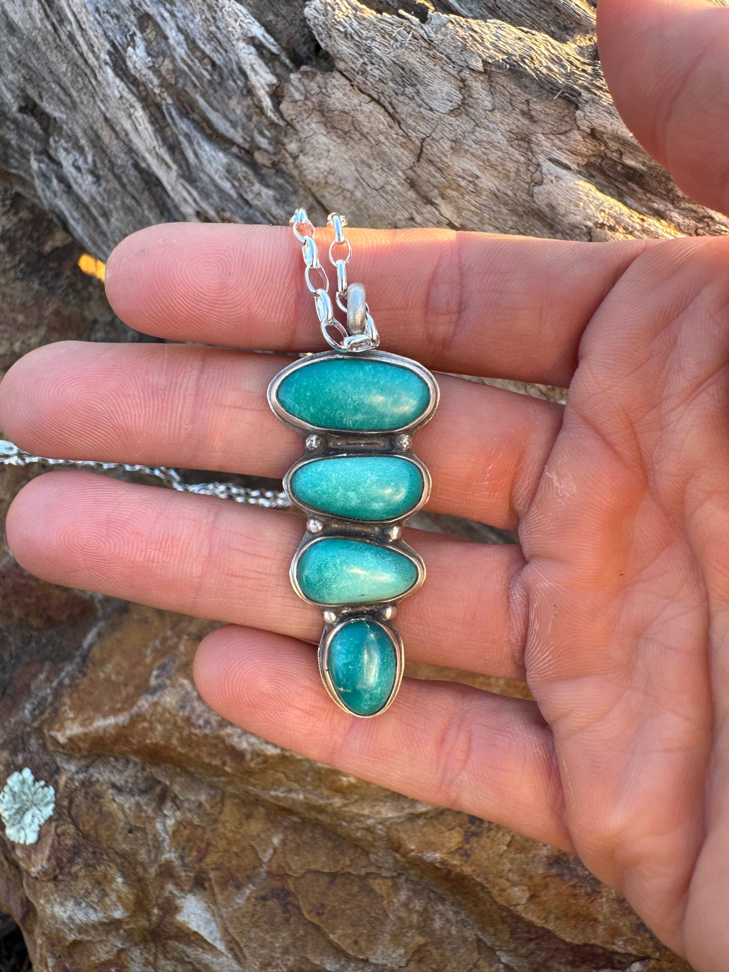 Waterfall Turquoise necklace