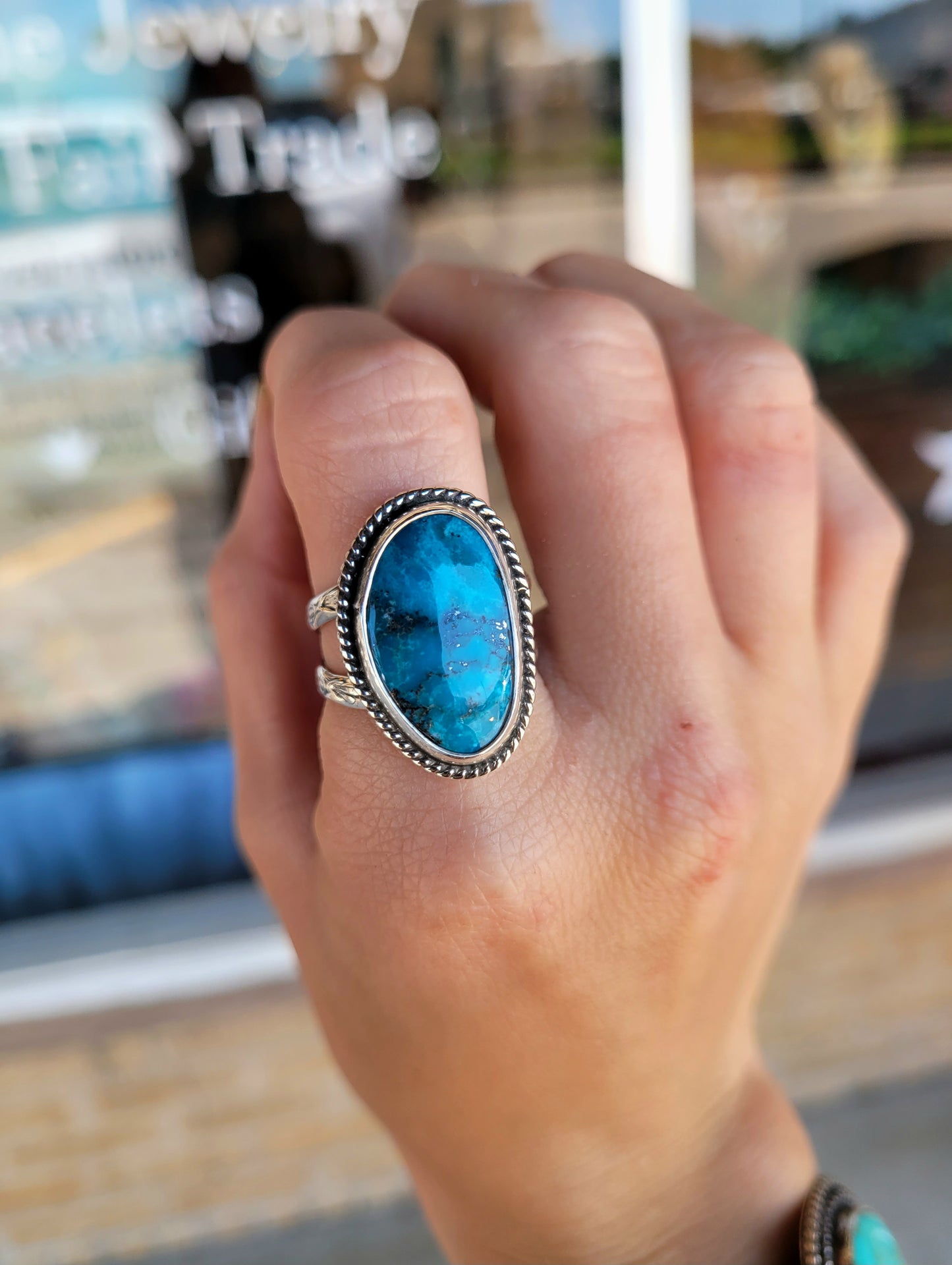Morenci turquoise ring size 9