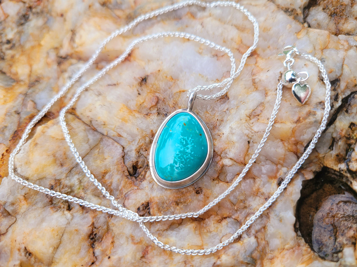 Kingman turquoise pendant