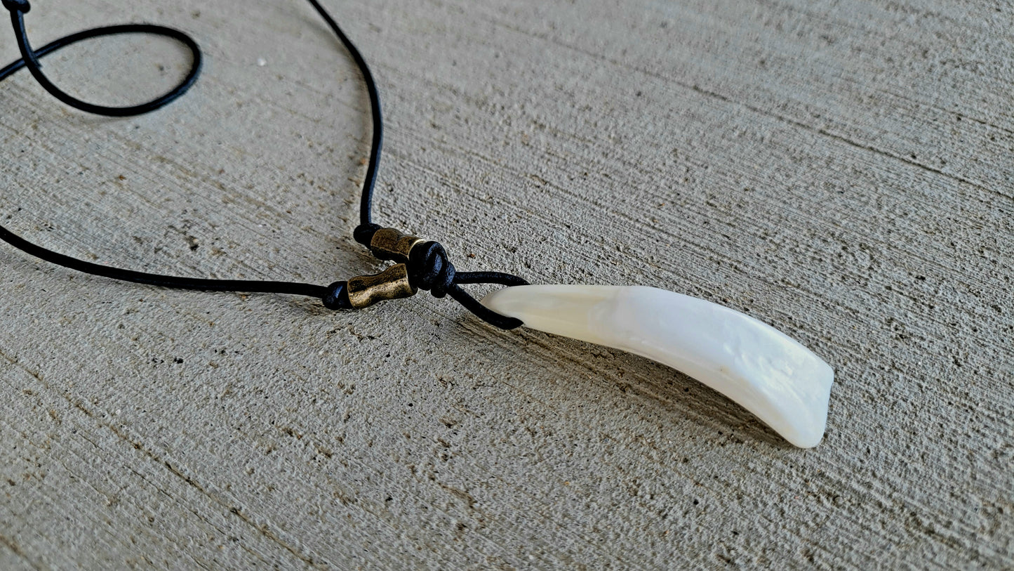Buffalo Tooth Necklace