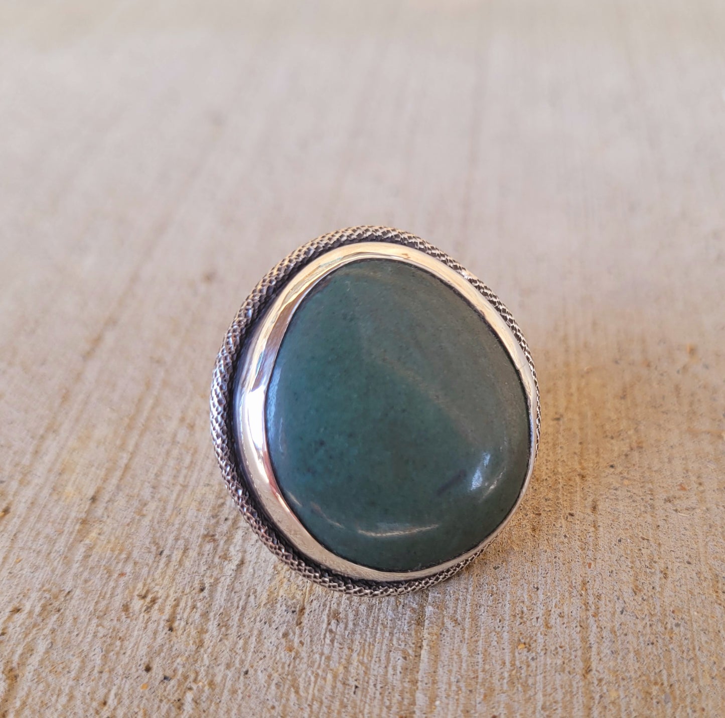 Beach Stone ring size 7