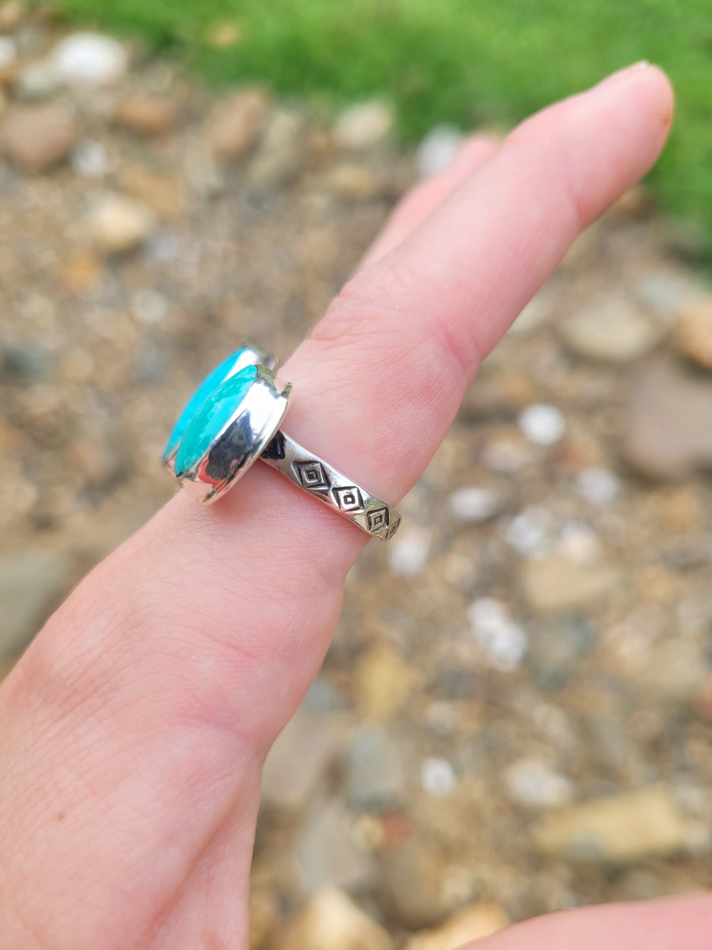 Adjustable Turquoise ring