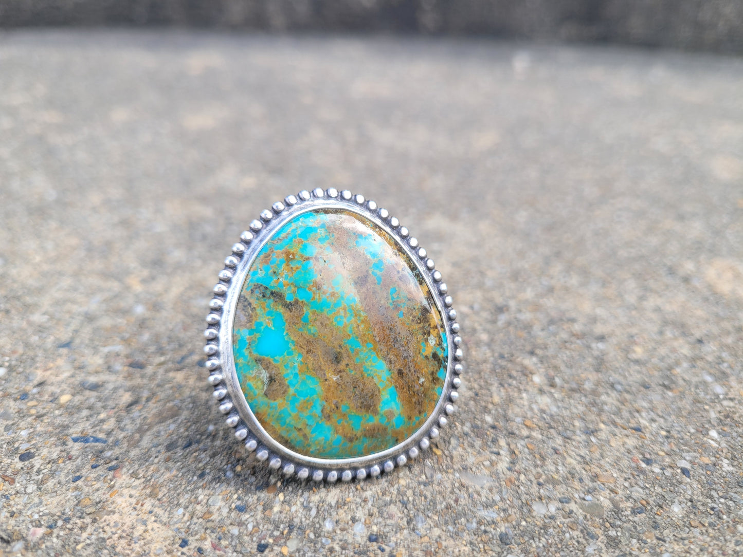 Kingman turquoise ring size 8