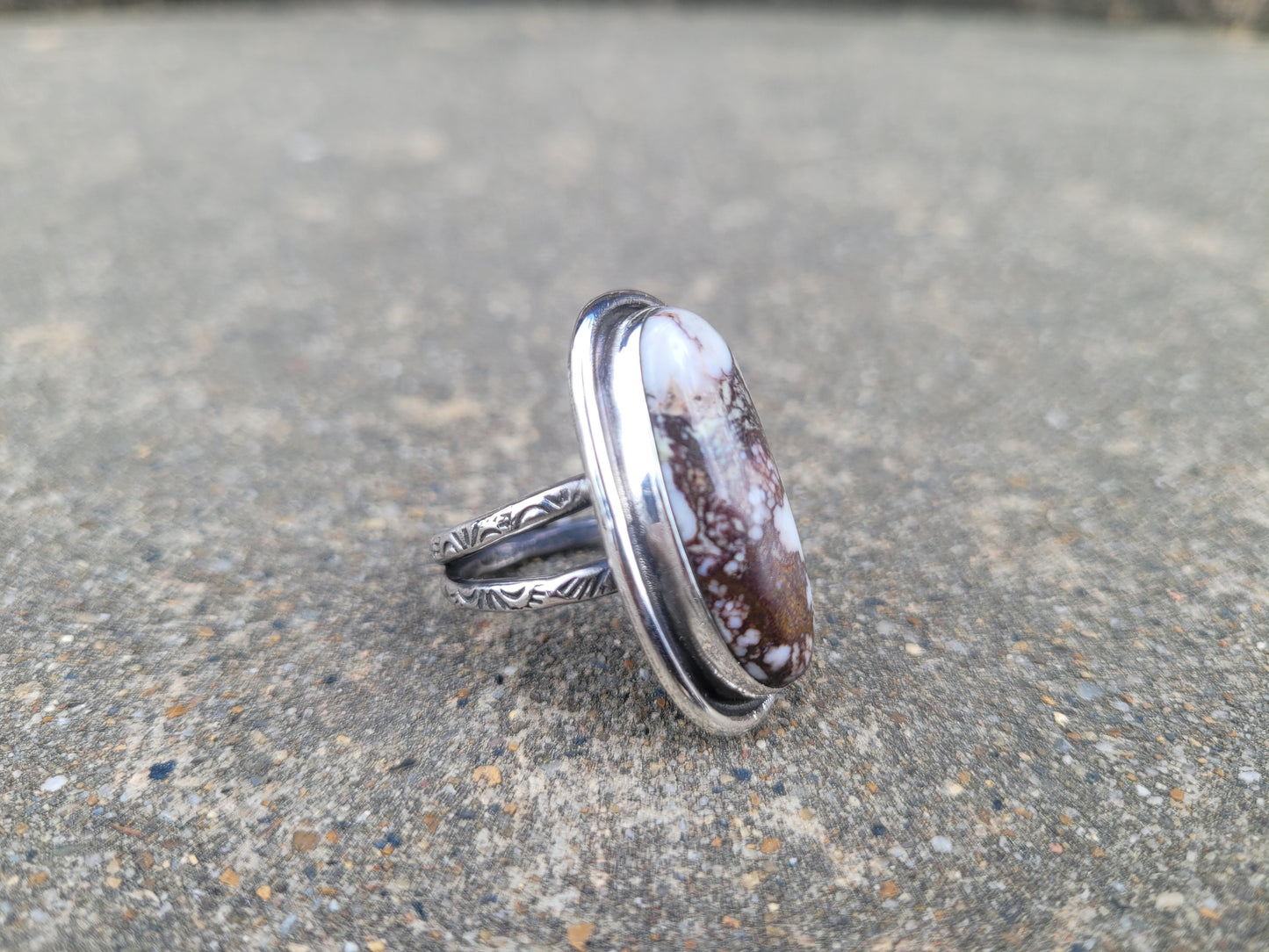 Wild horse Magnesite ring size 8