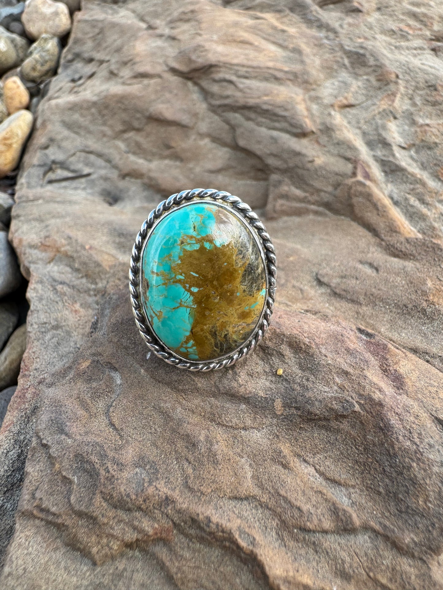 Tyrone turquoise Ring size 7