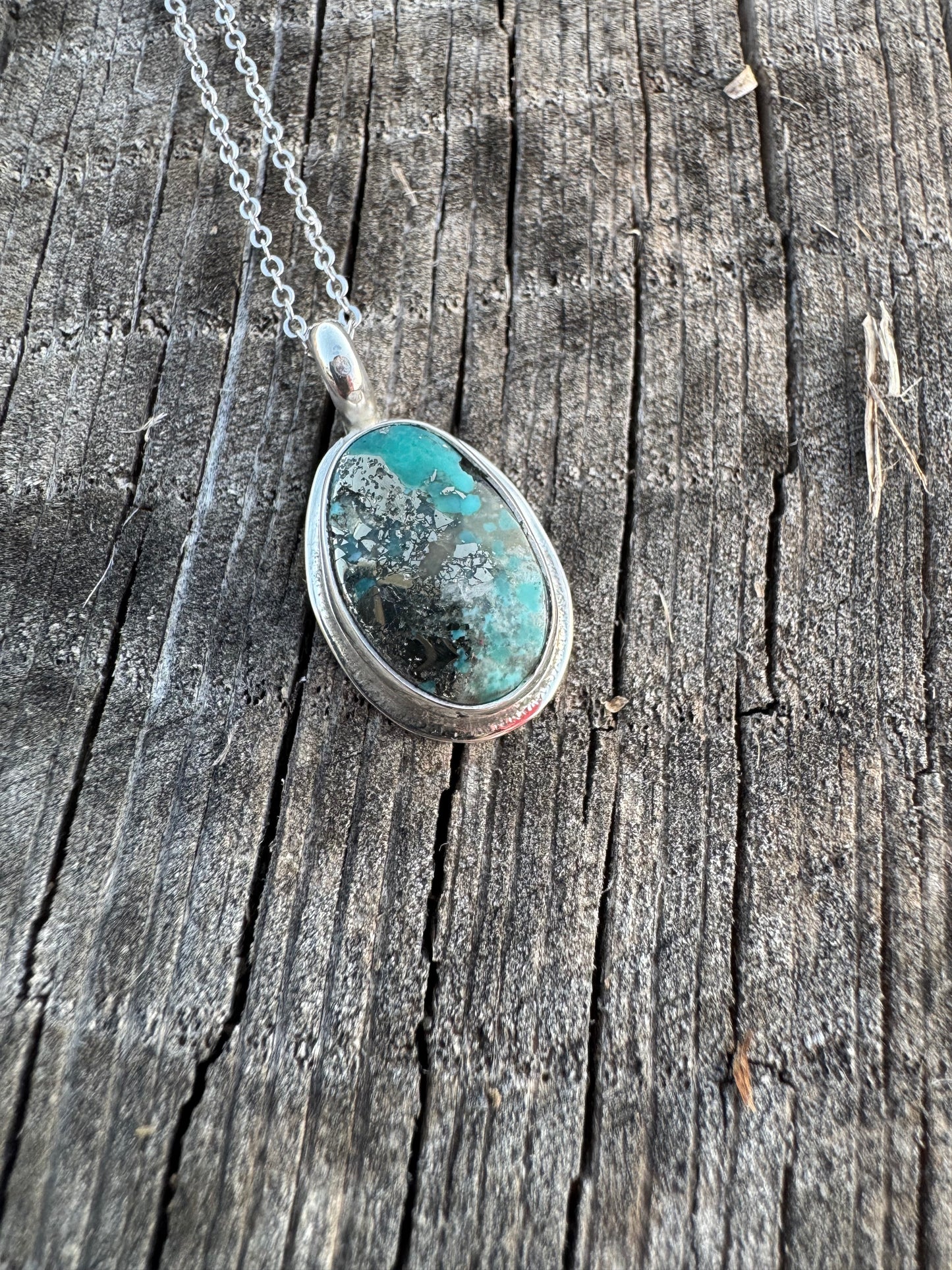 Pyrite included Campitos Turquoise Necklace