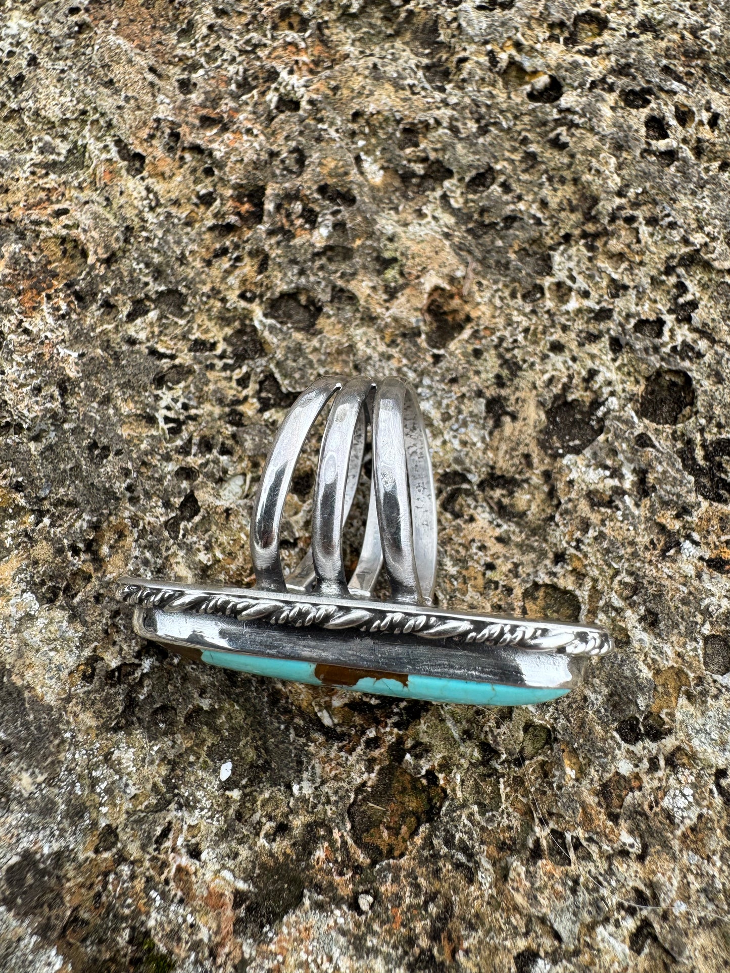 Number Eight Turquoise Ring size 8.5