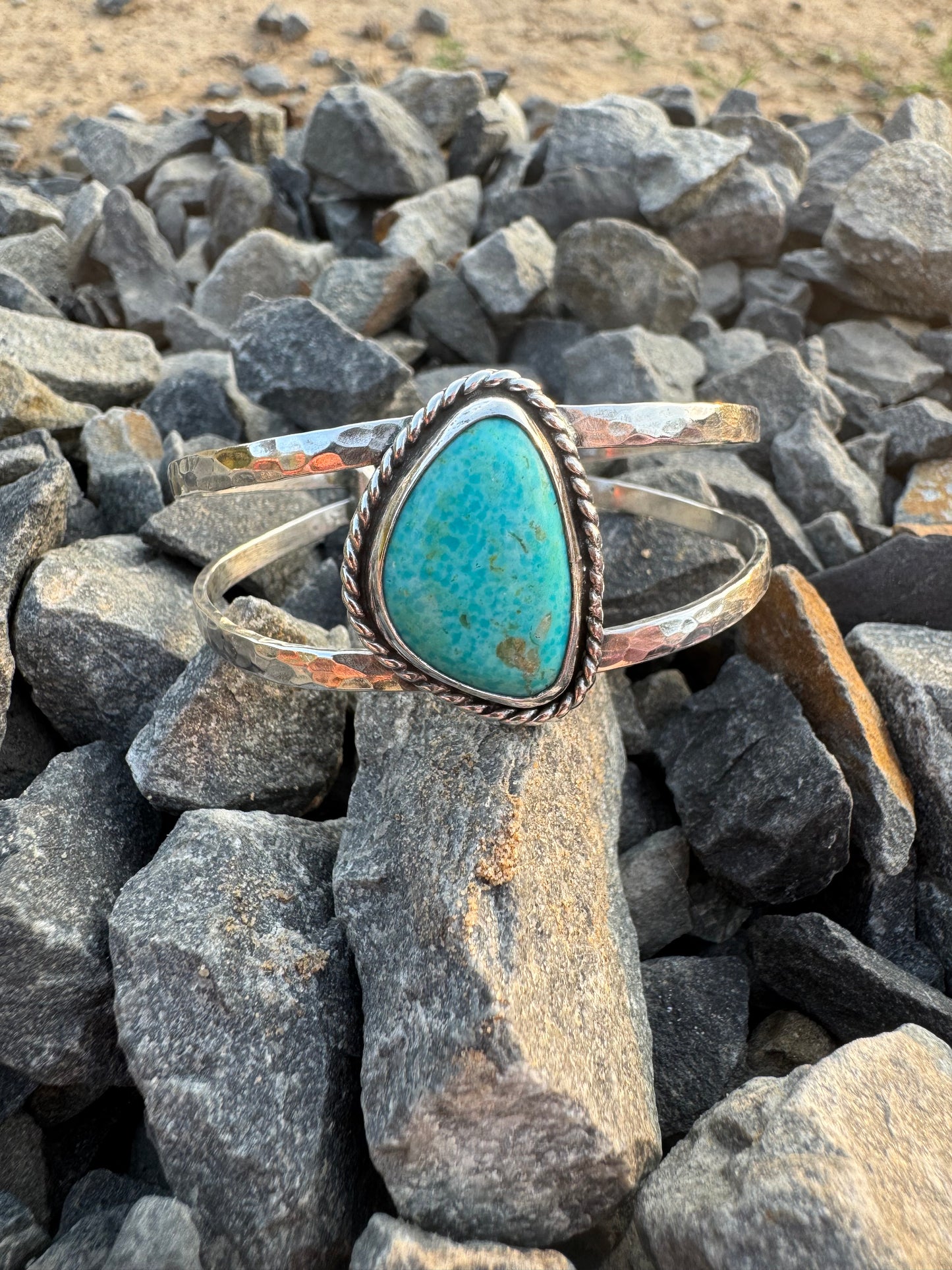Kingman turquoise cuff