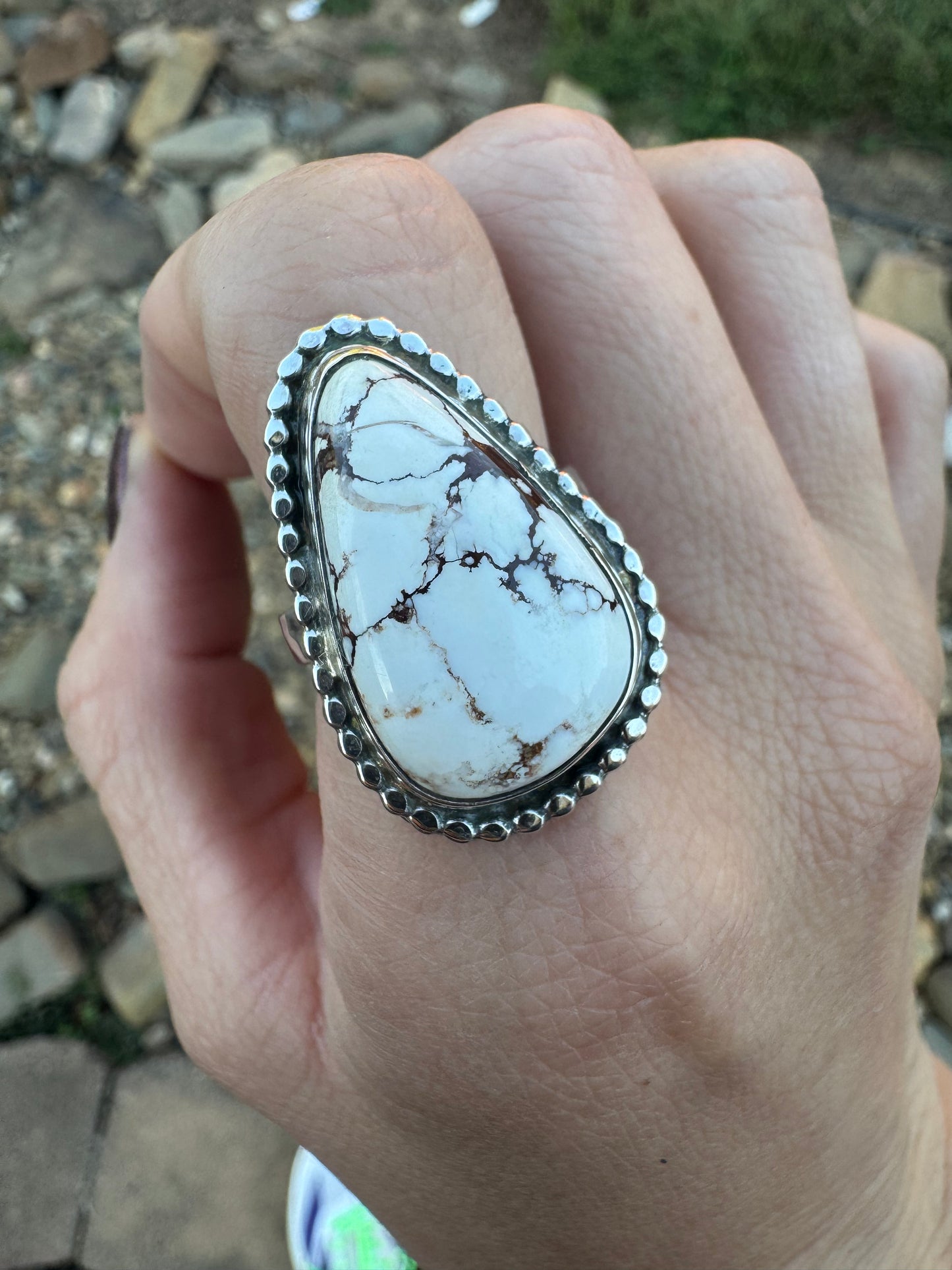 Wild Horse Magnesite ring size 7.25