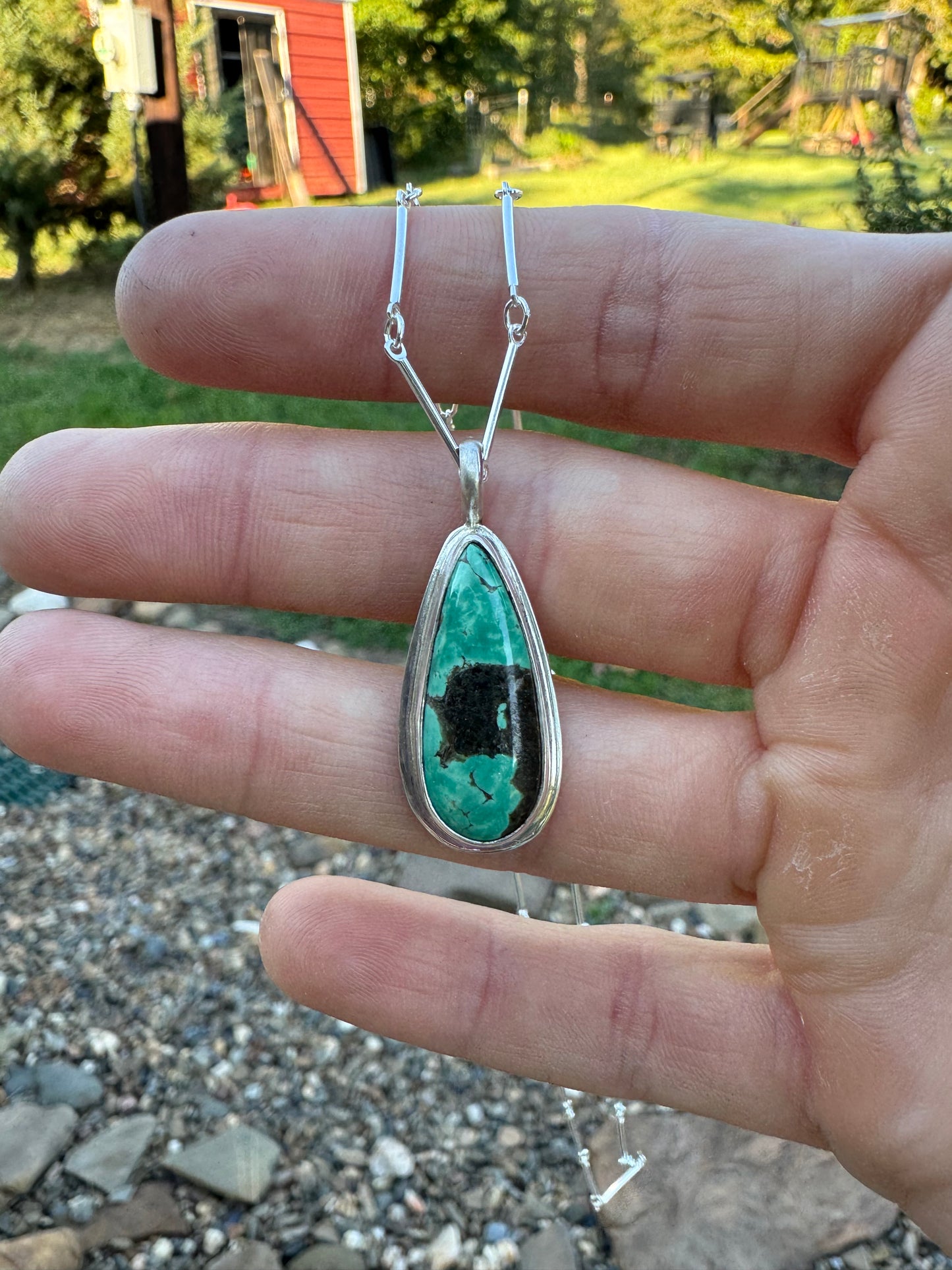 Dainty pendant Tyrone Turquoise