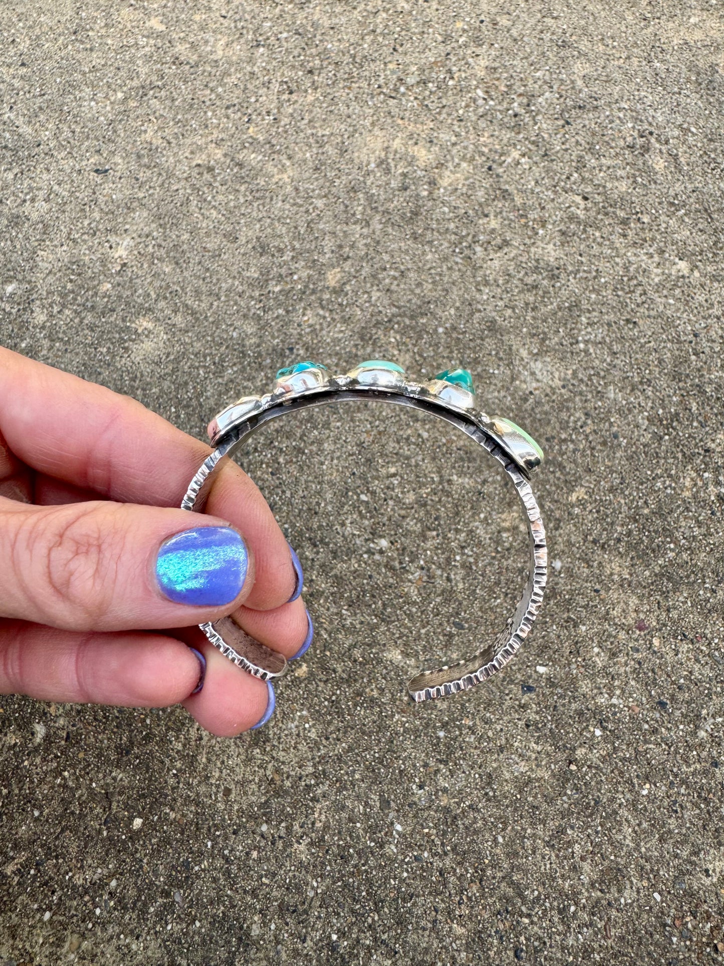 Mixed turquoise Stacker Cuff
