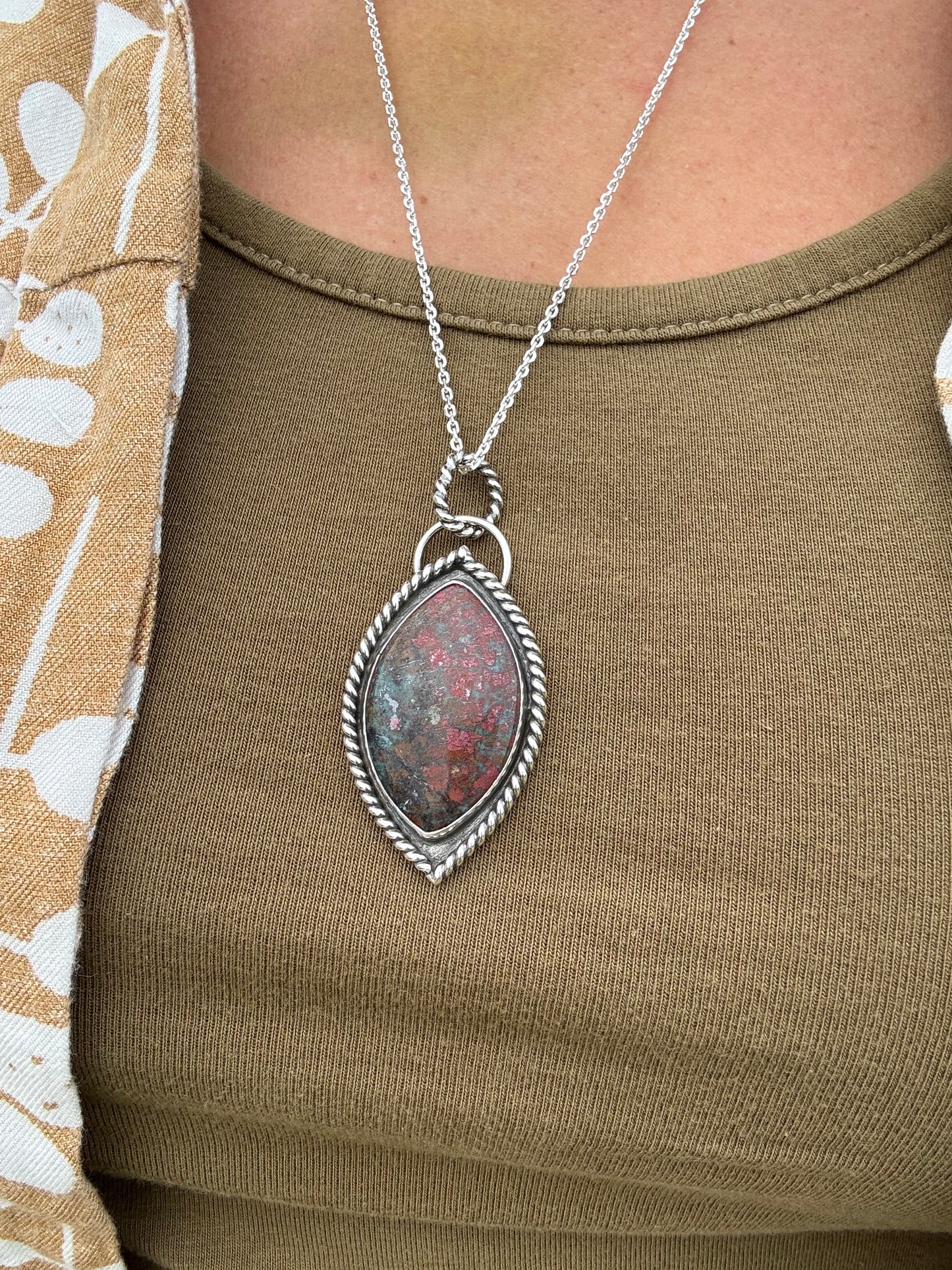 Sonoran Sunset Marquise Pendant