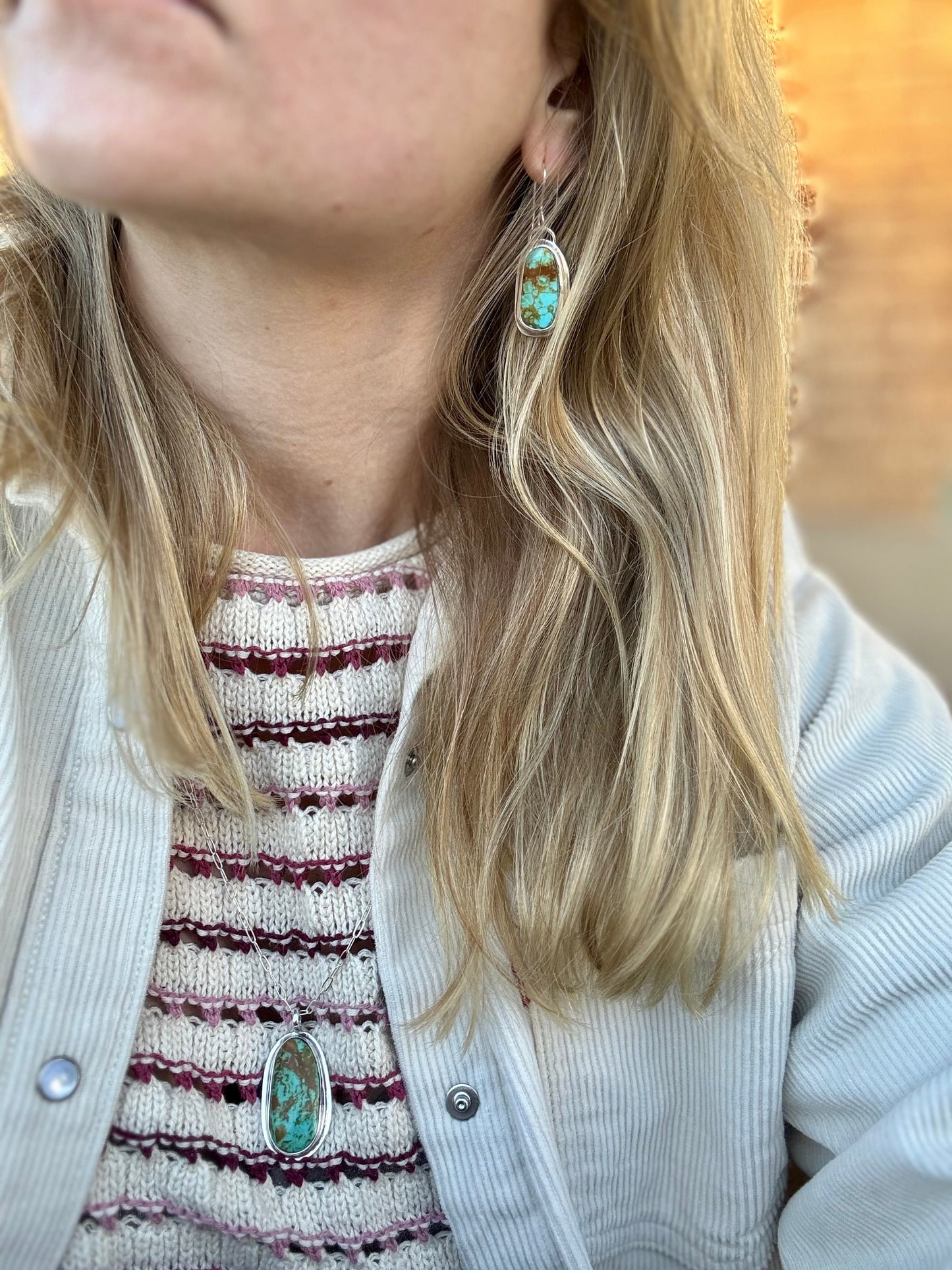 Tyrone turquoise earrings