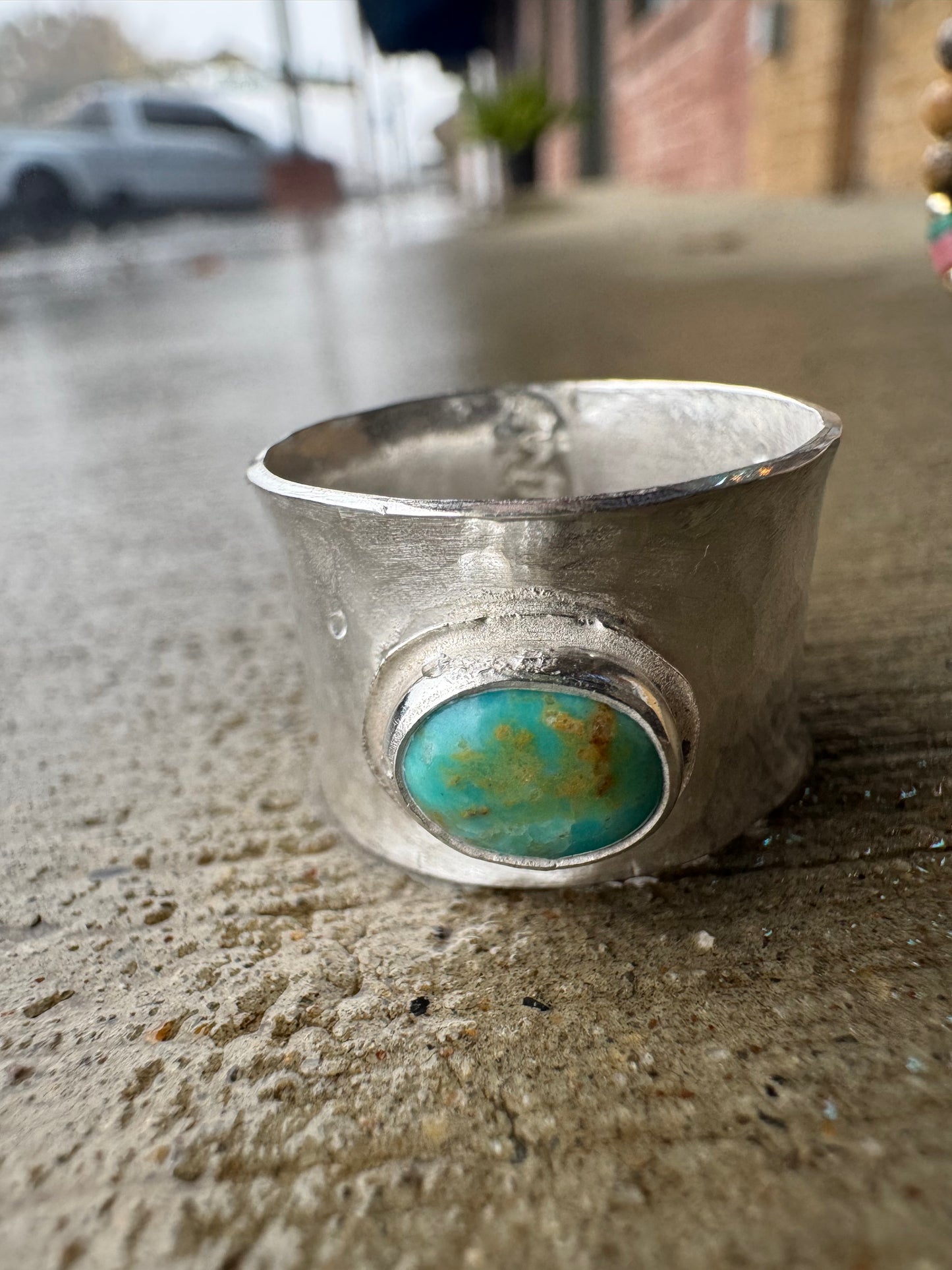 Sonoran gold turquoise band size 8