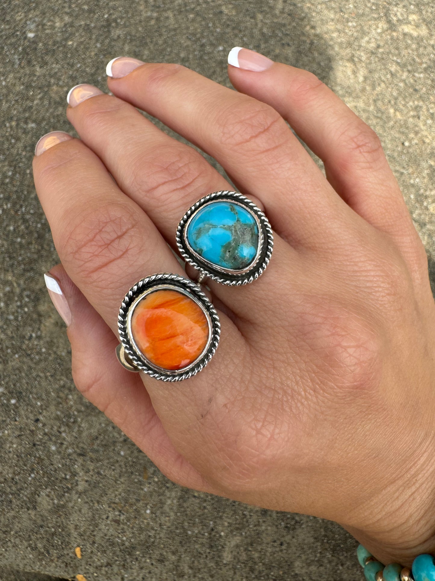 Kingman turquoise ring size 8.5