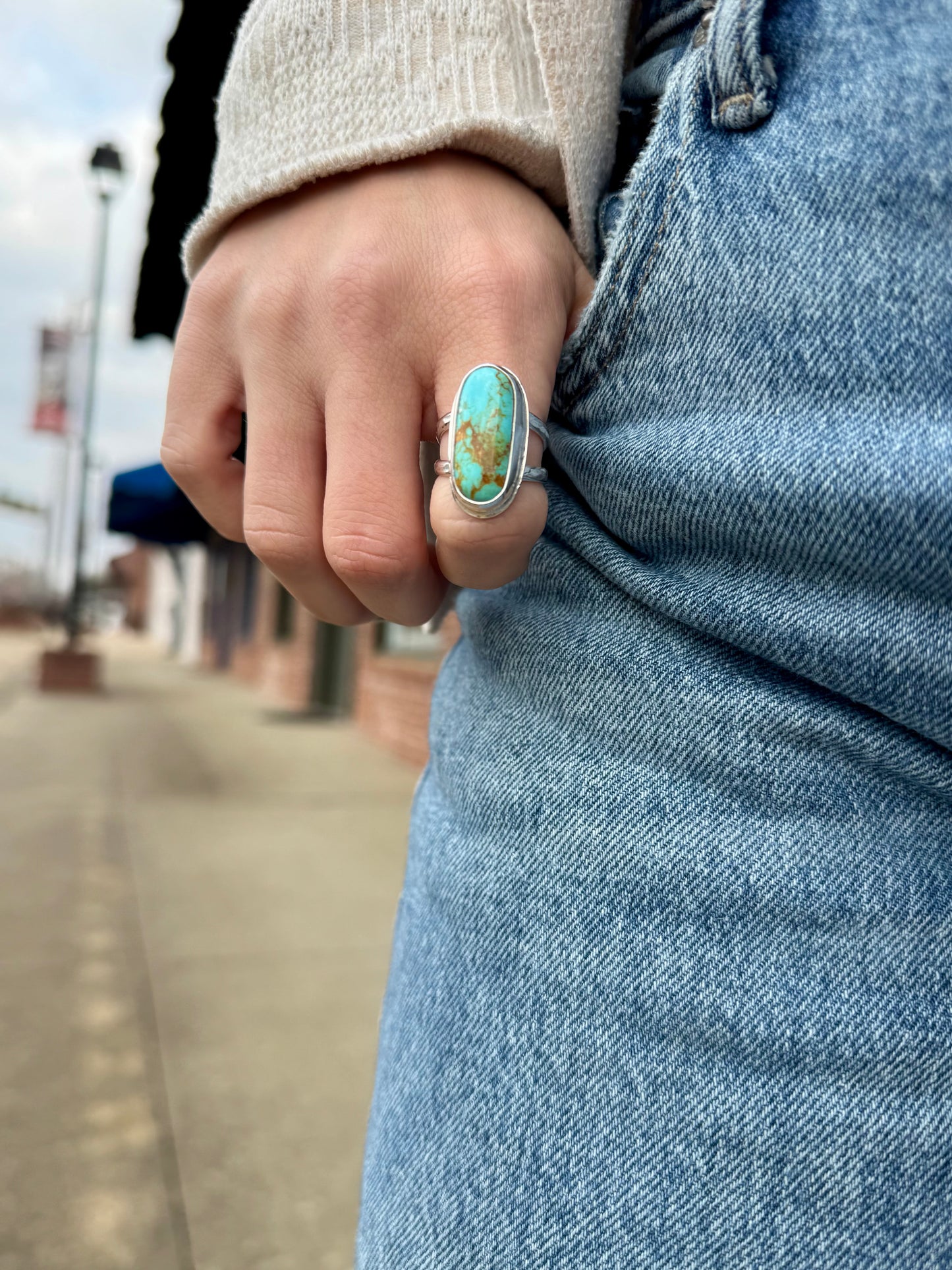 Tyrone turquoise ring size 7.5