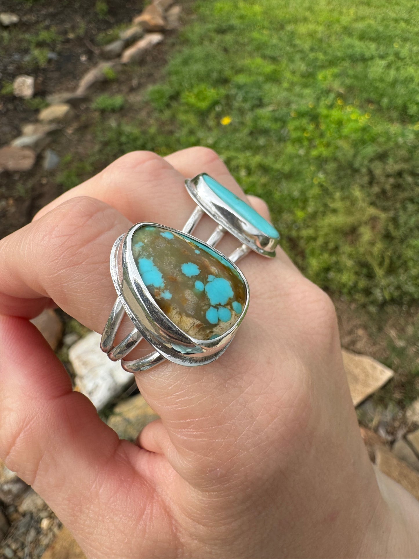 Tyrone turquoise ring size 7