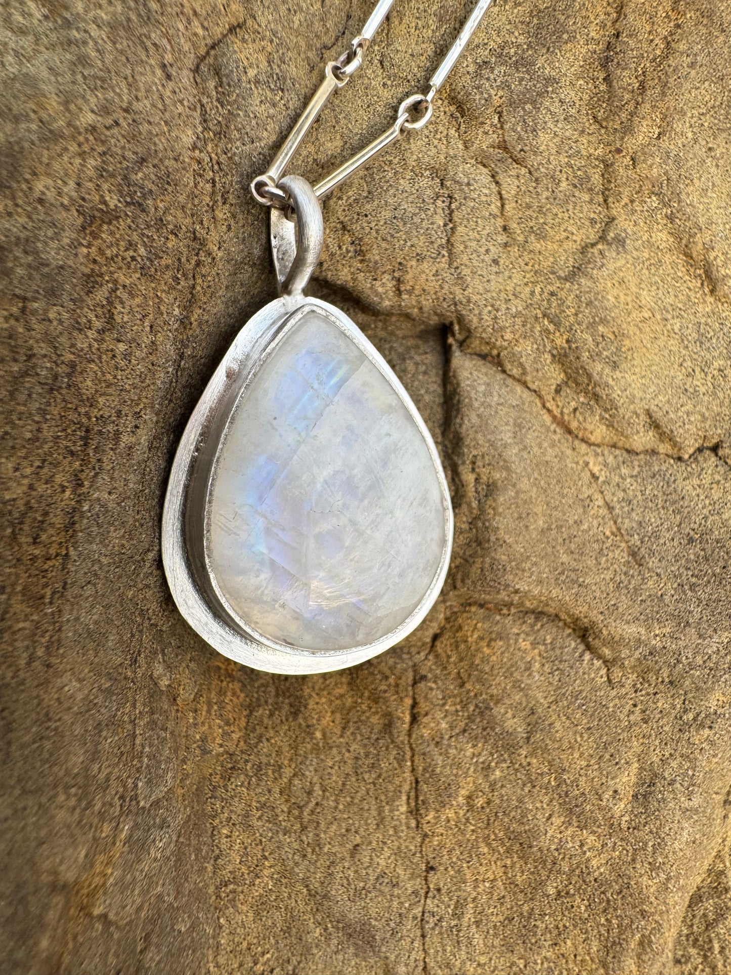 Tear drop Moonstone pendant