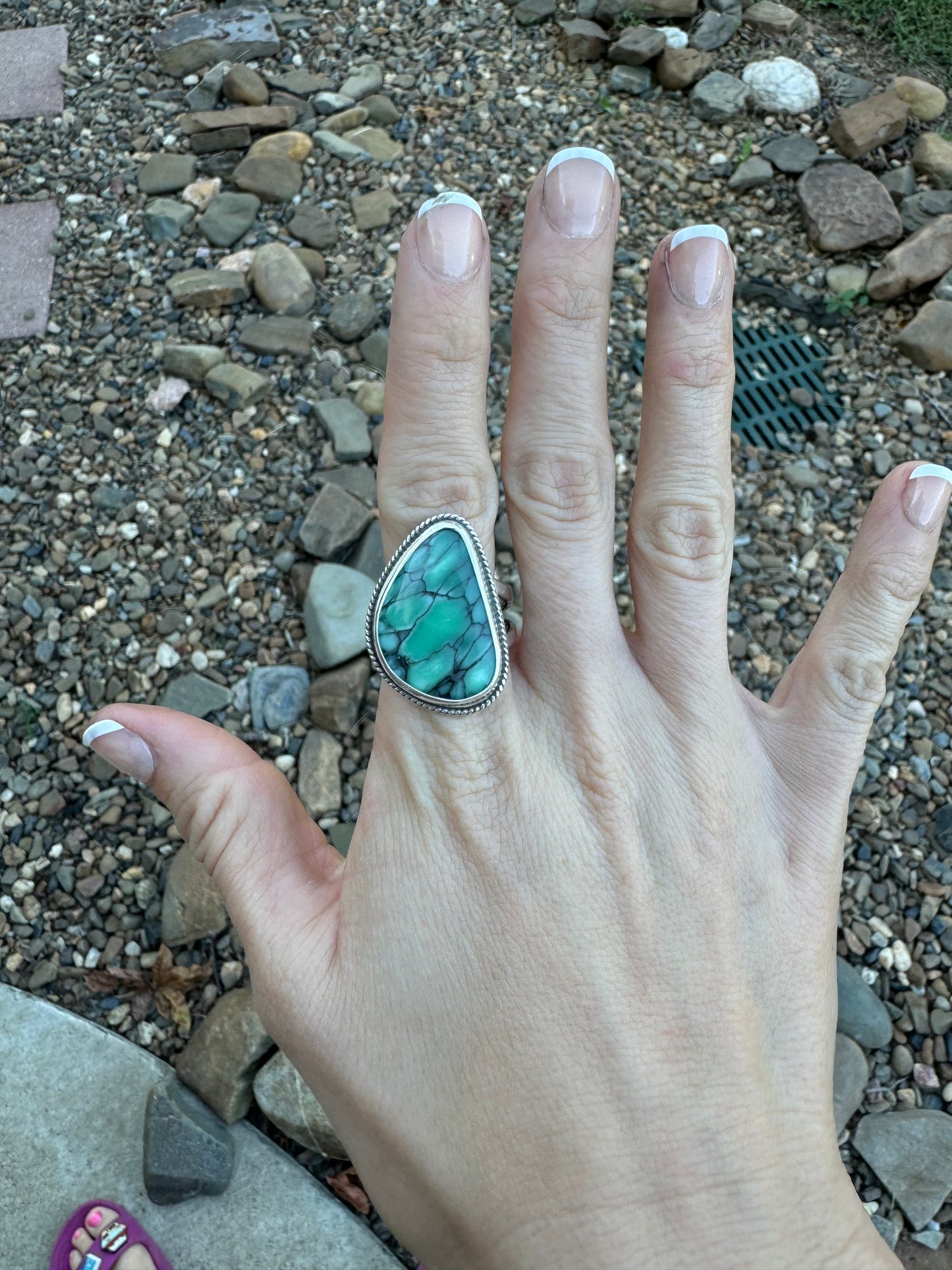 Variscite ring for Jackie size 9