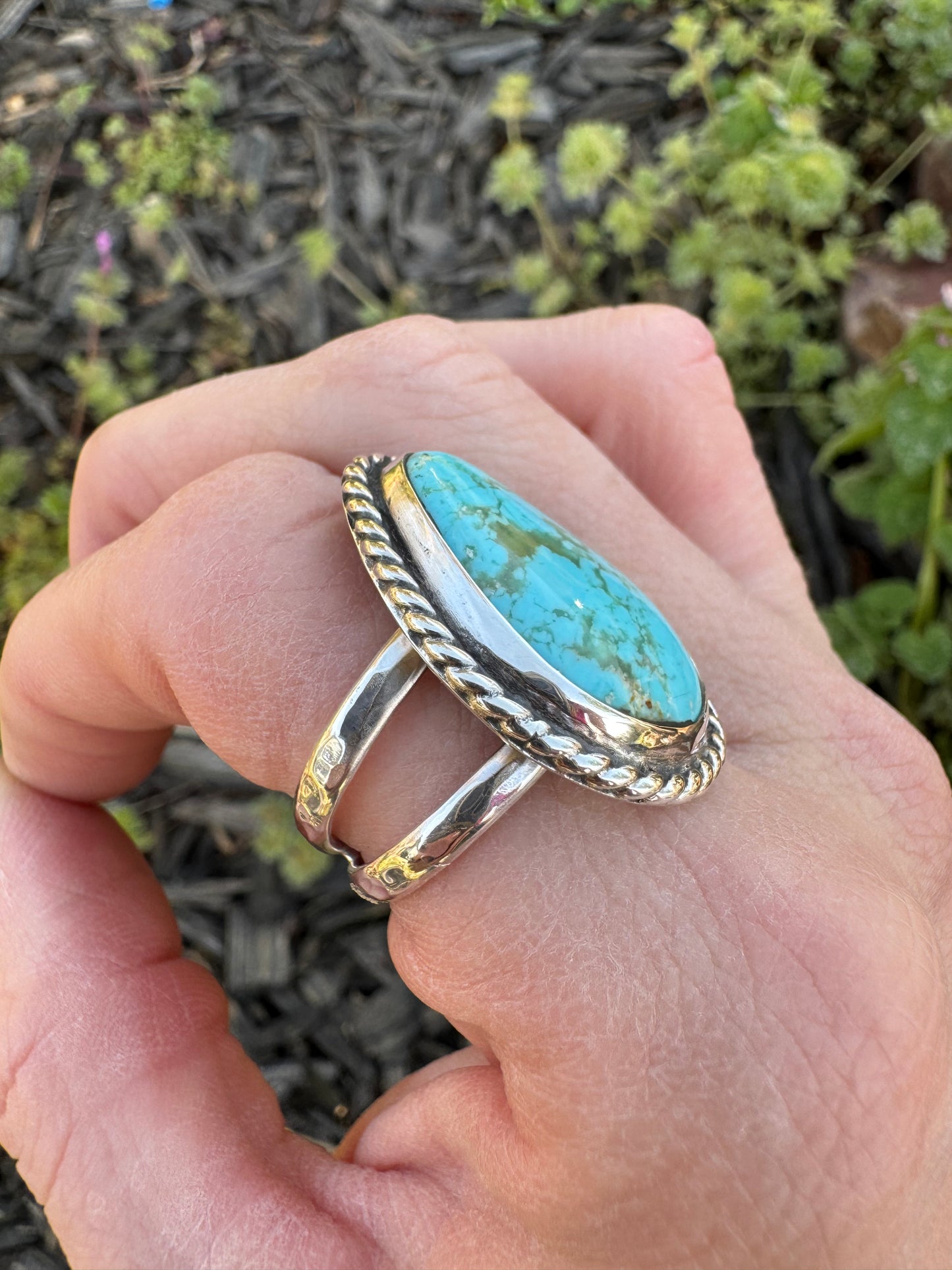 Classic Turquoise ring size 8