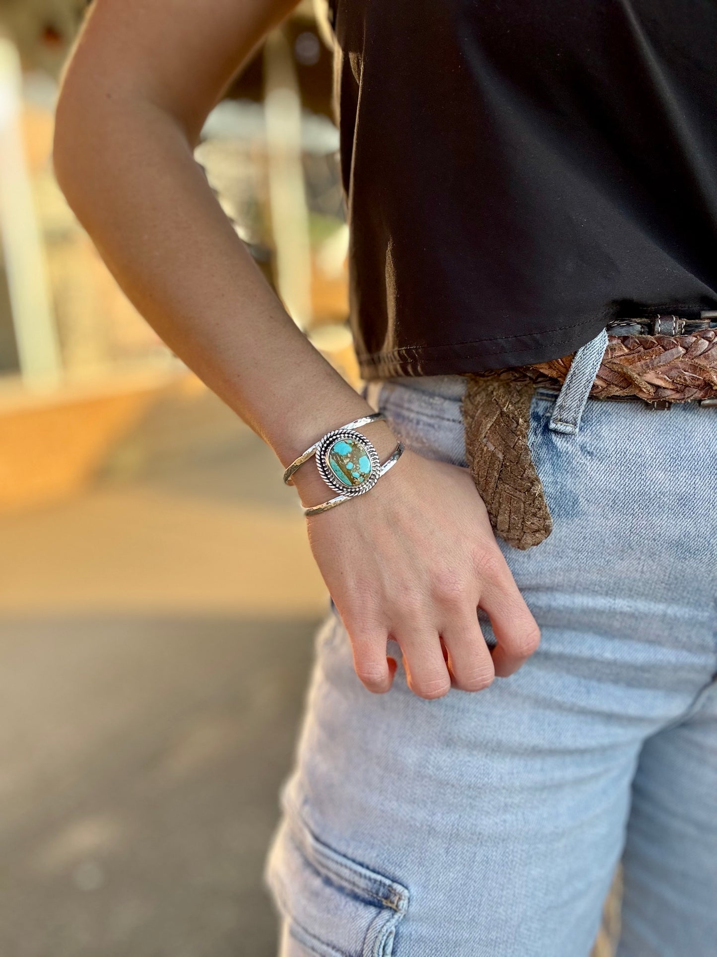 Tyrone Turquoise Cuff Bracelet