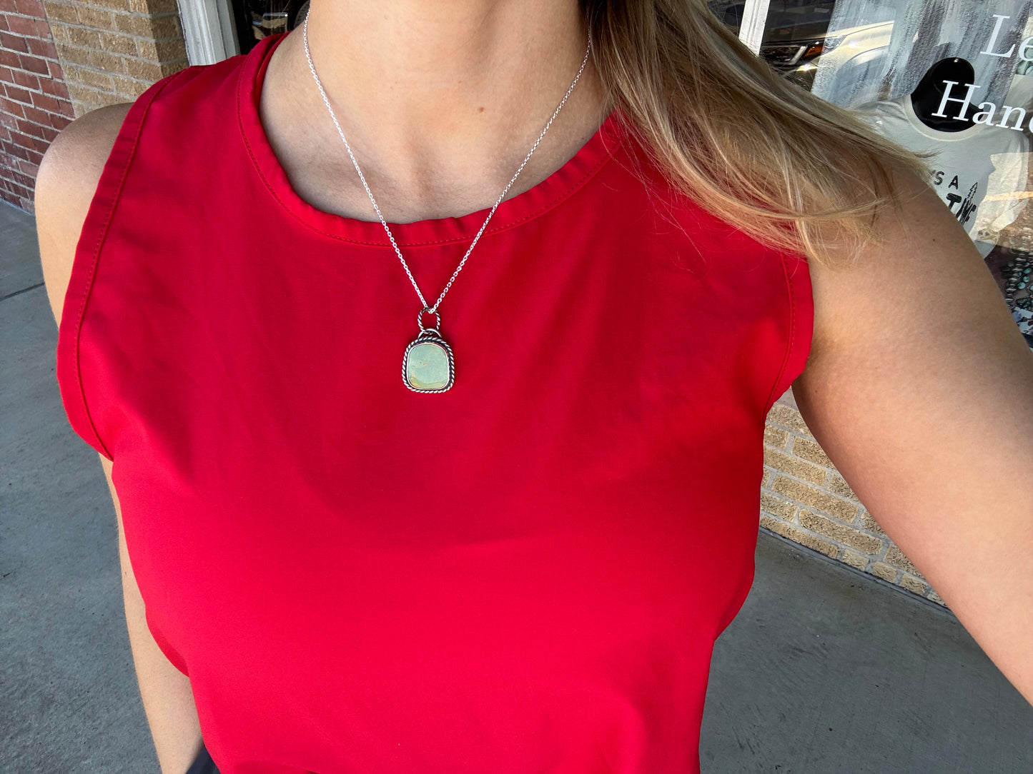 Green King Manassa Turquoise Necklace