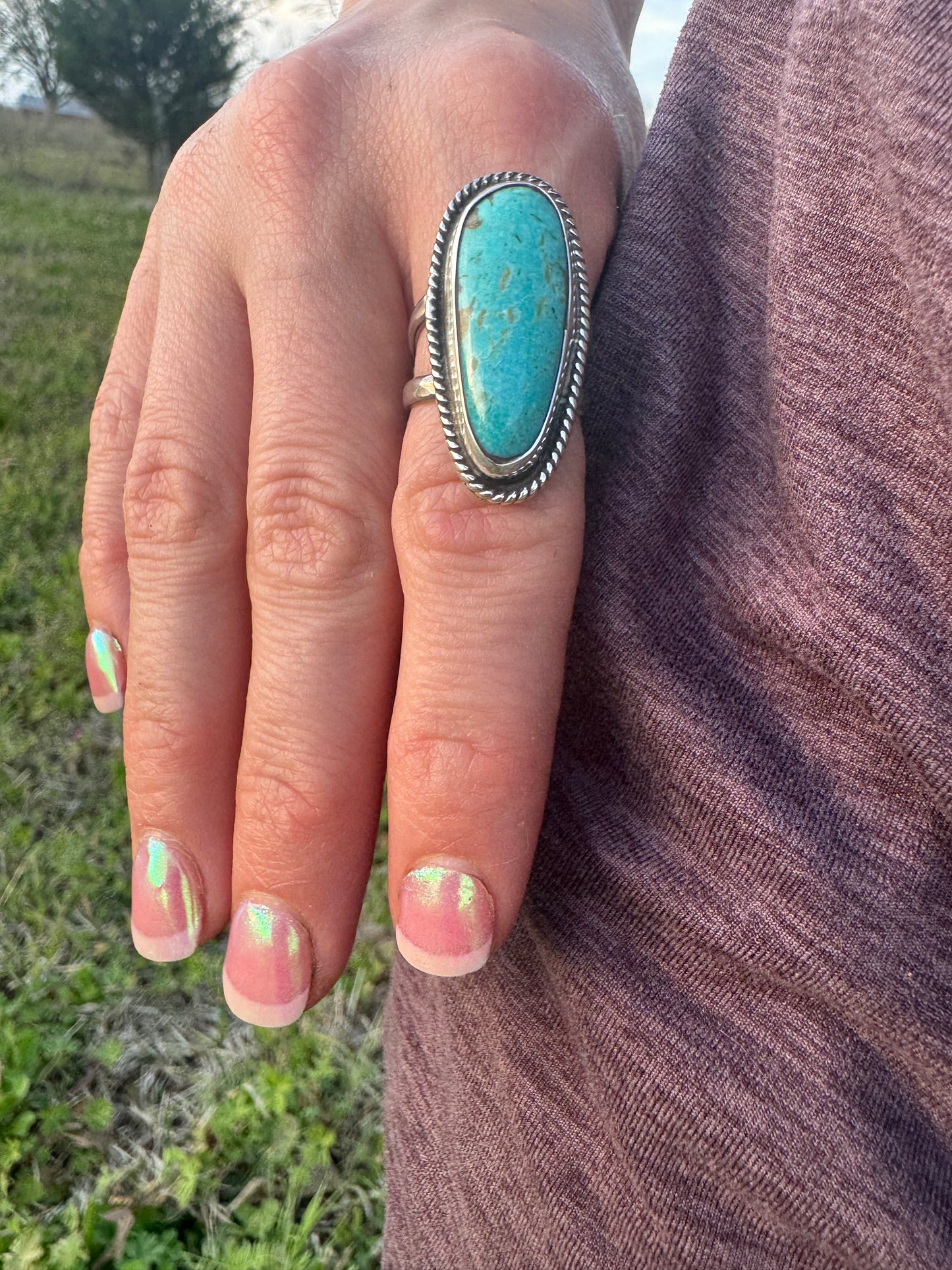 Kingman Turquoise ring size 6.5