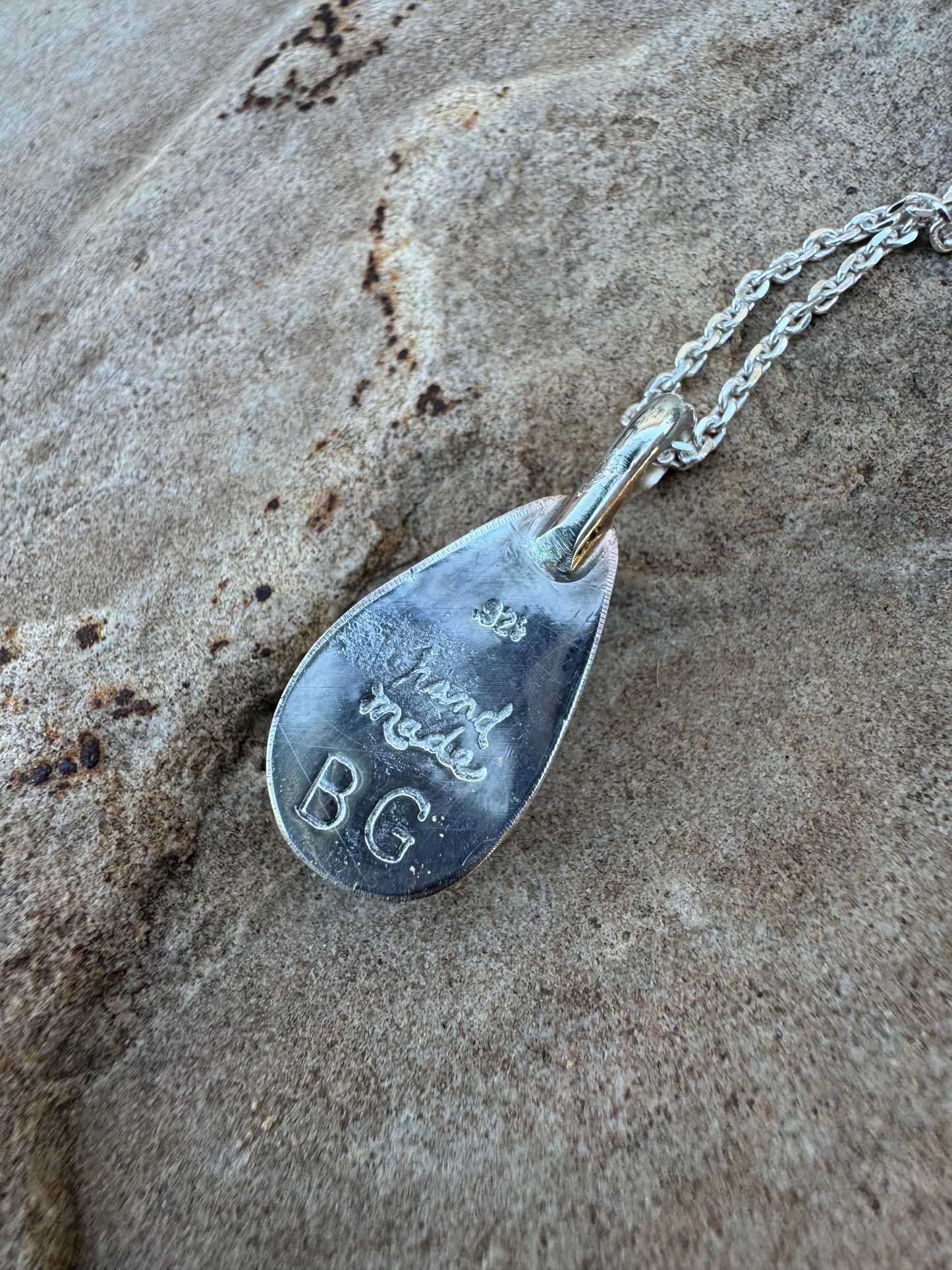 Dainty Tyrone Turquoise Pendant