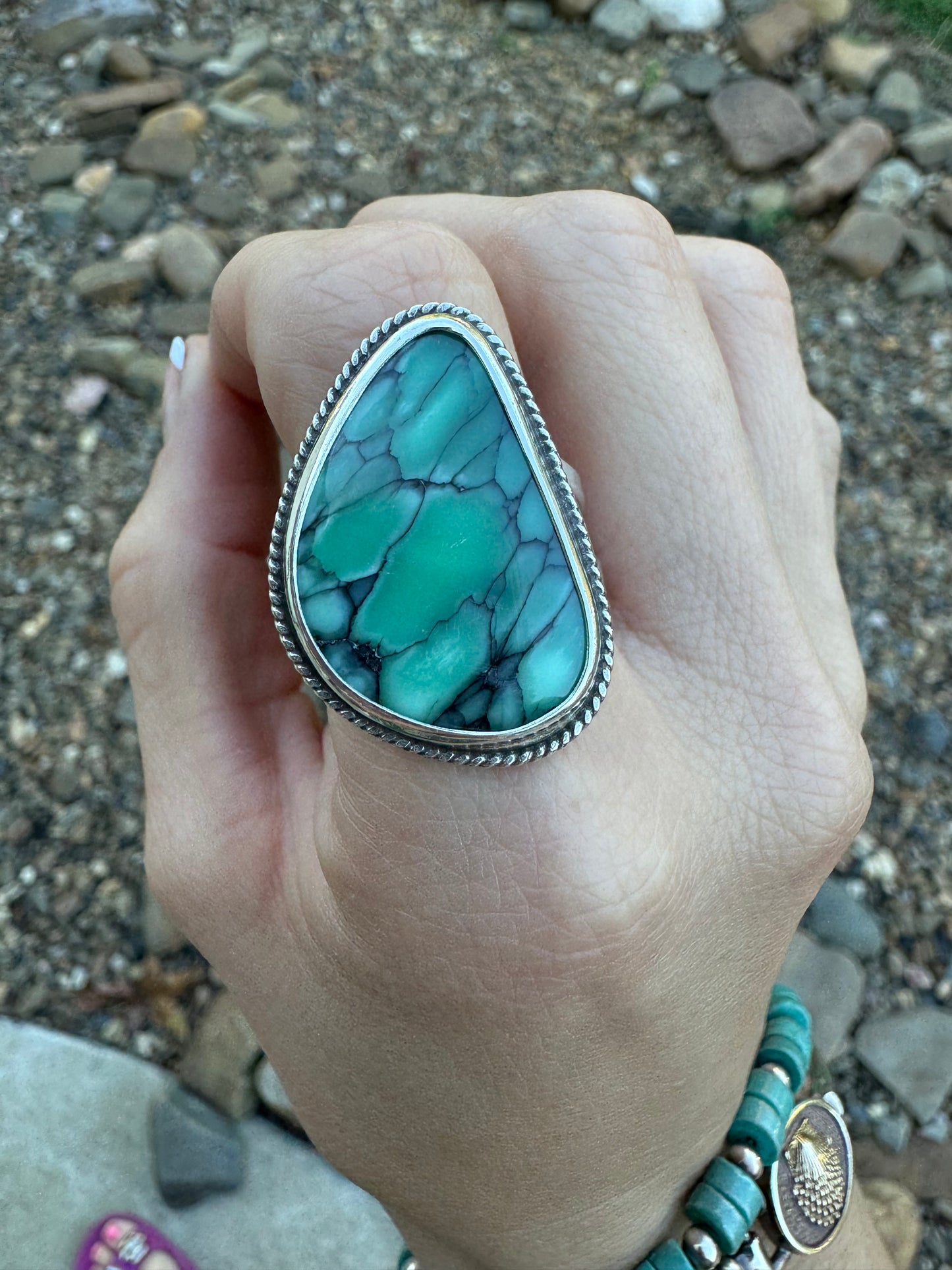 Variscite ring for Jackie size 9