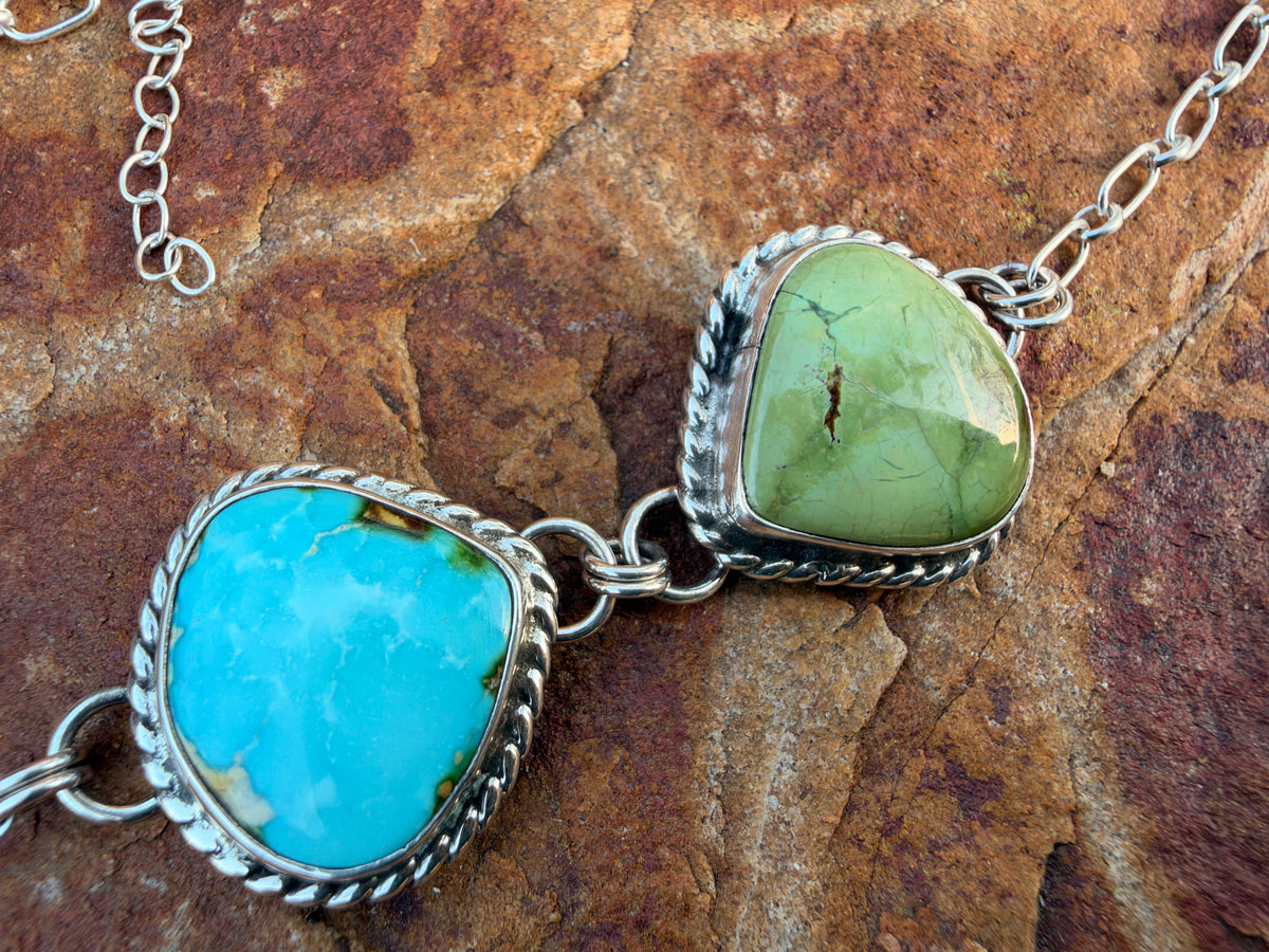 Golden Horizon Sonoran gold Double Stone Choker