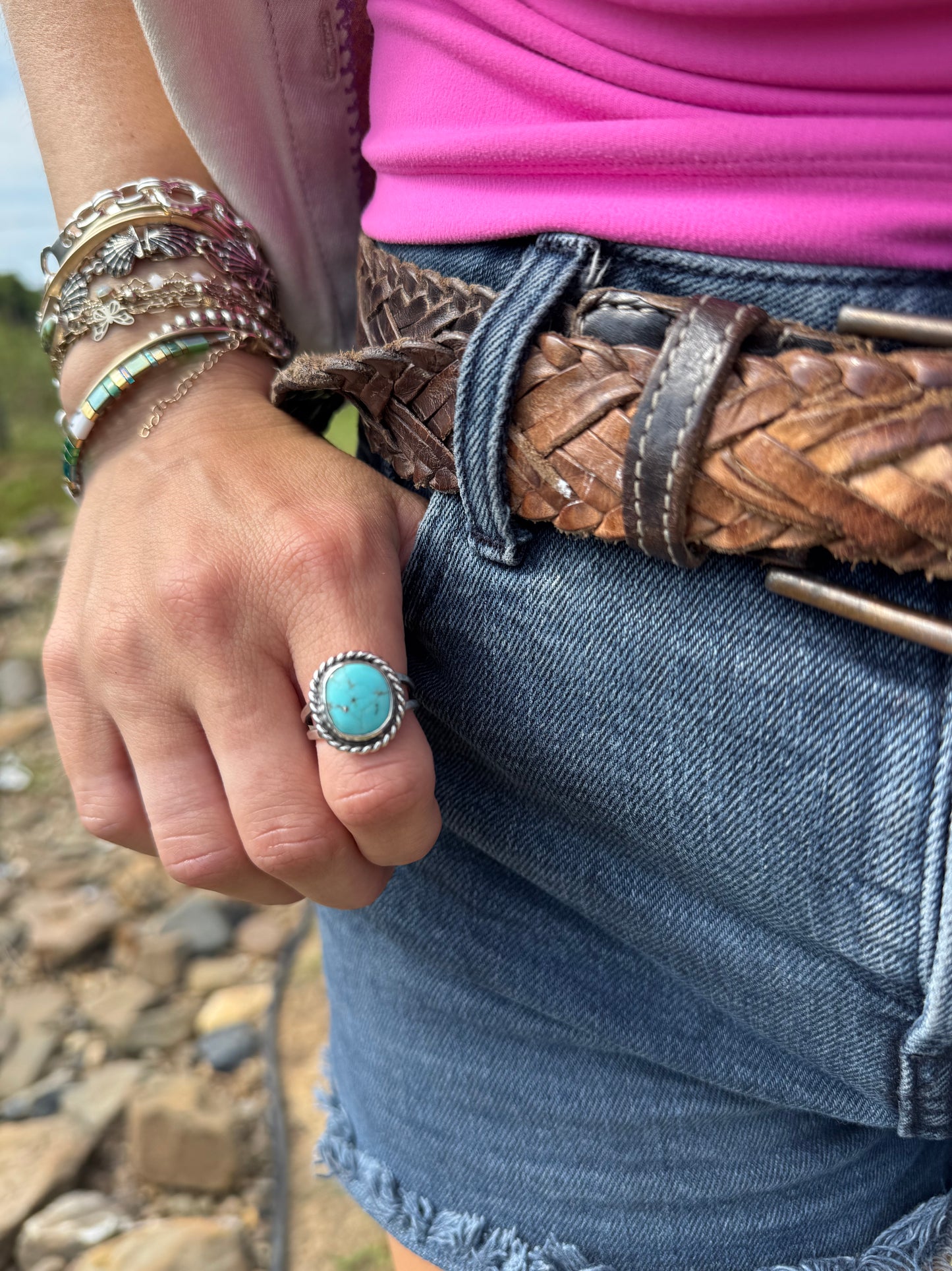 Campitos turquoise ring size 8