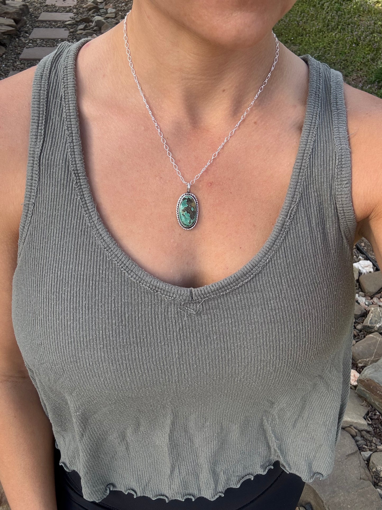 Tyrone turquoise necklace