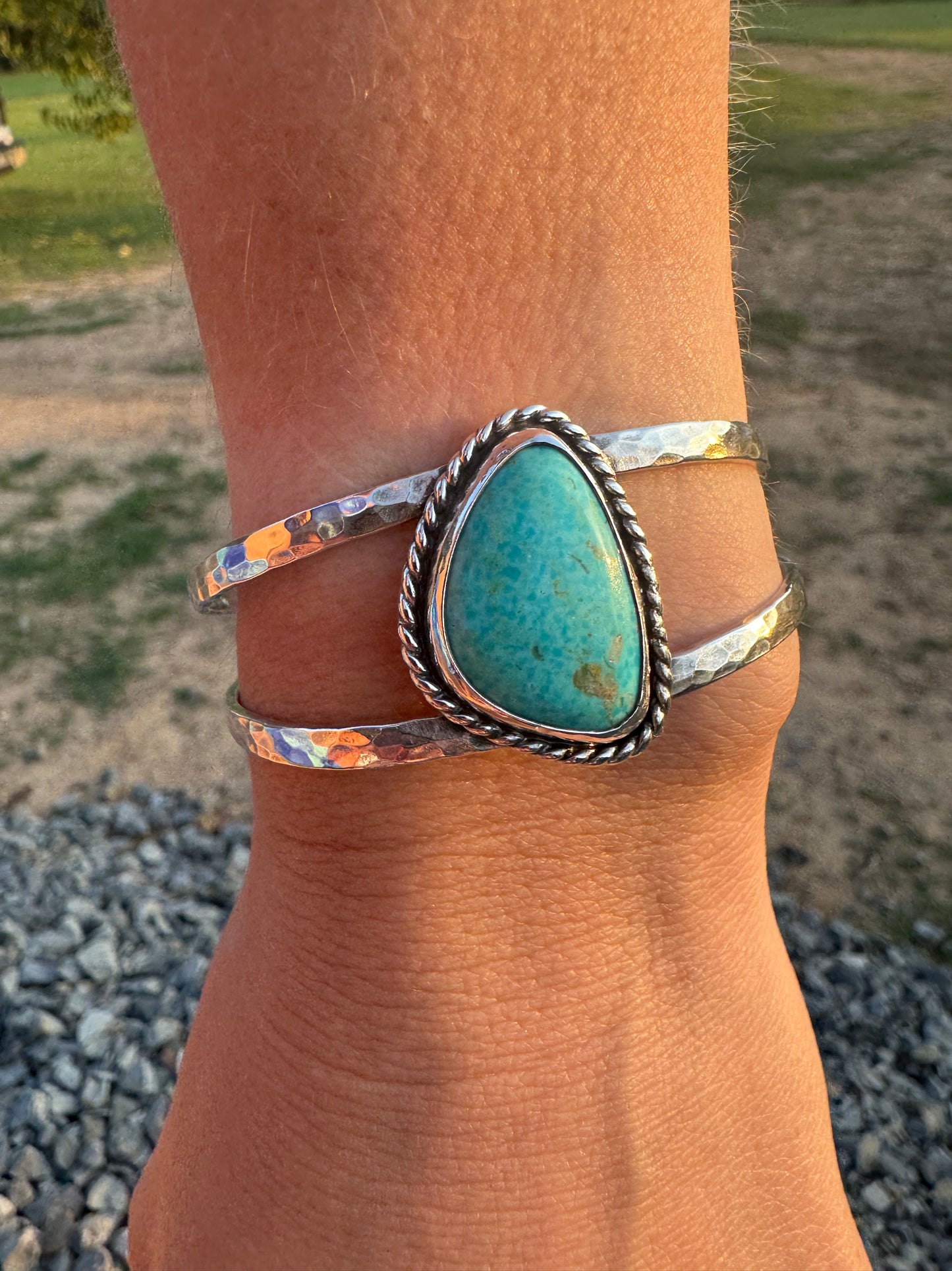 Kingman turquoise cuff