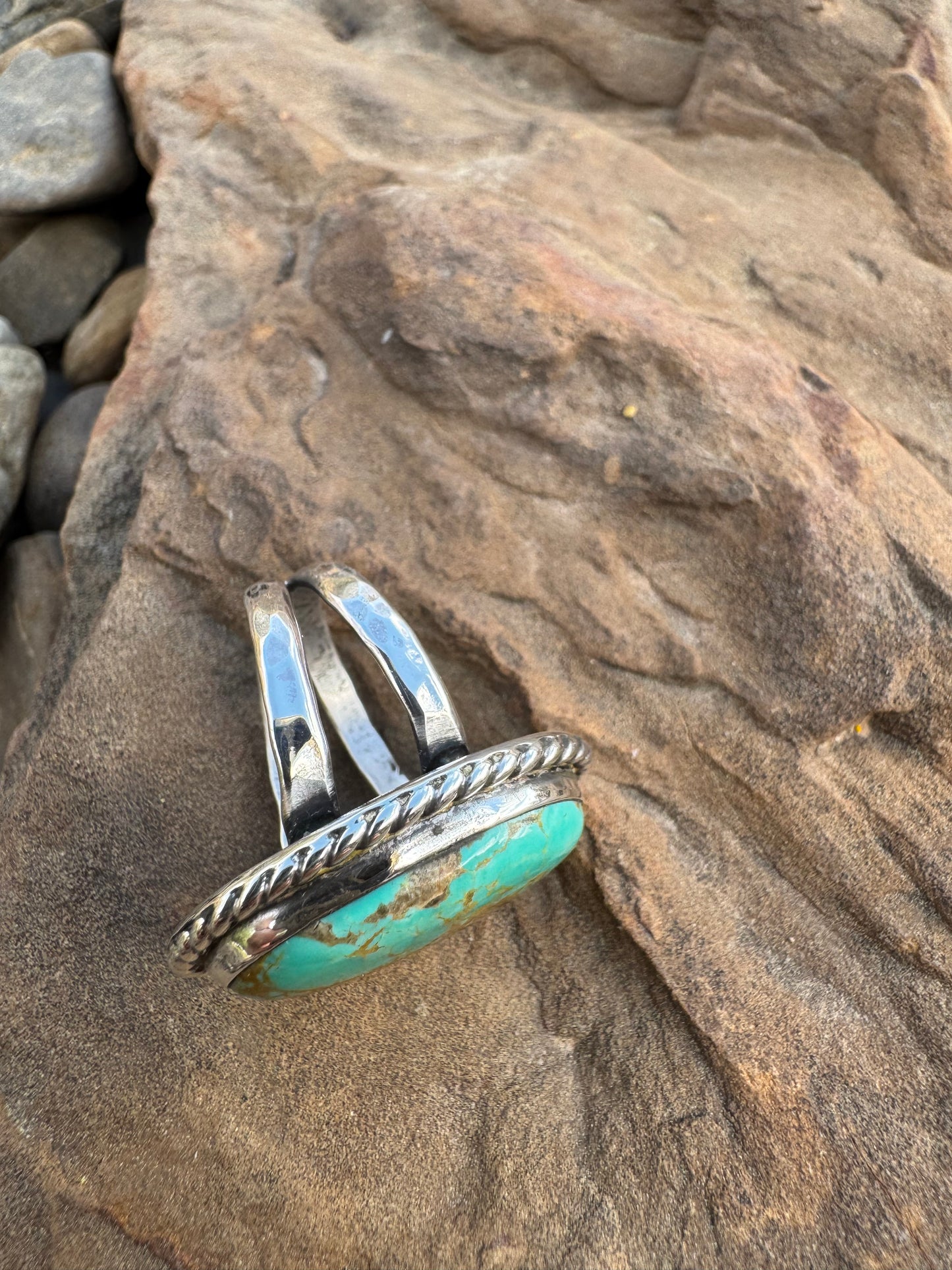 Tyrone turquoise Ring size 7