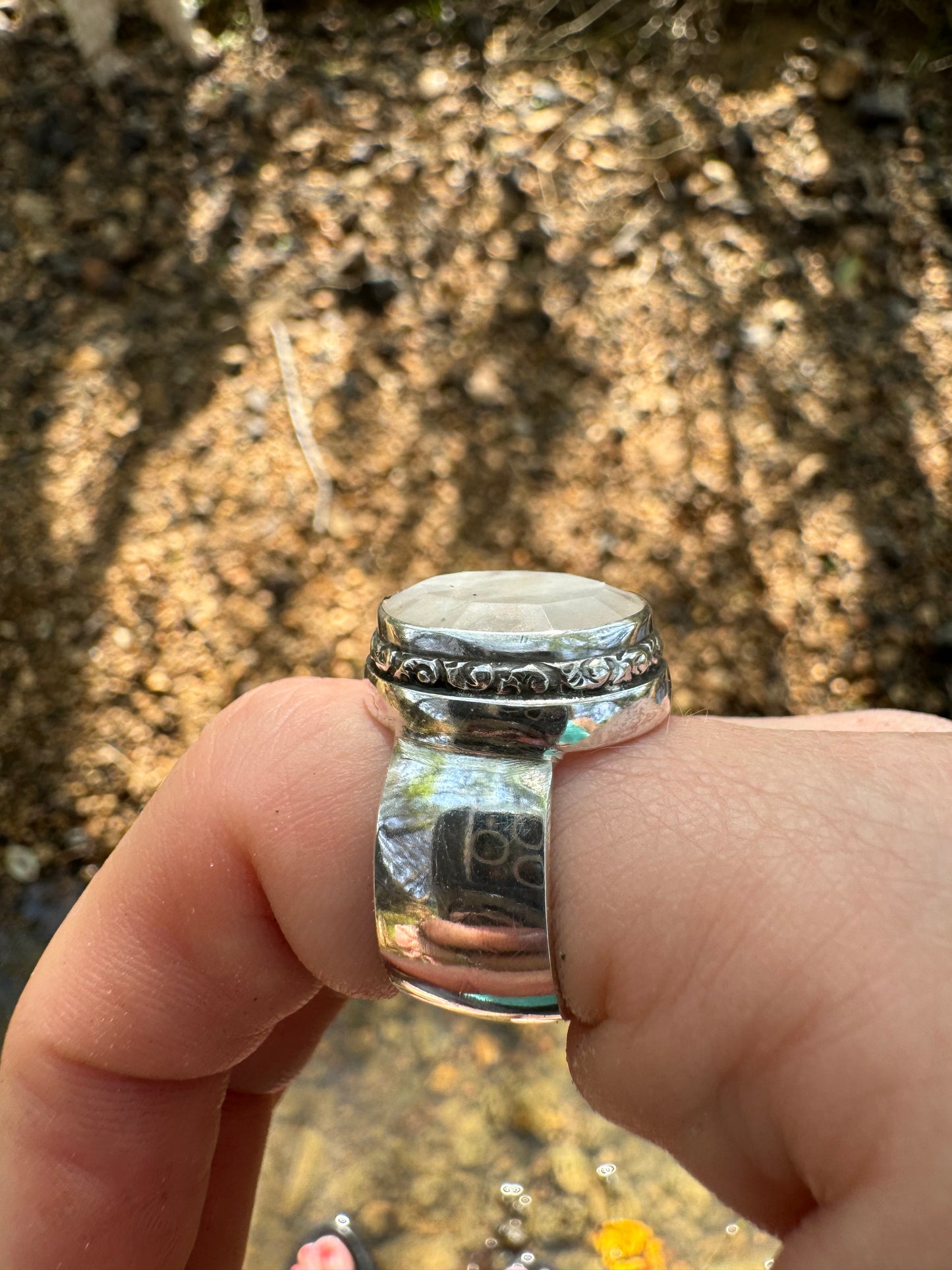 Moonstone ring size 7.5
