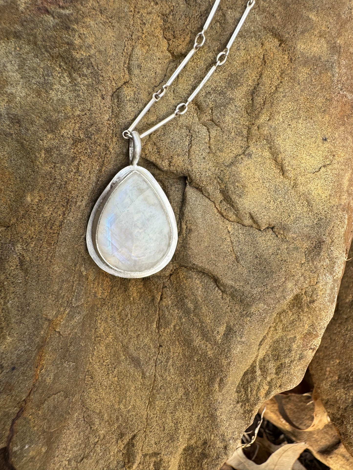 Tear drop Moonstone pendant