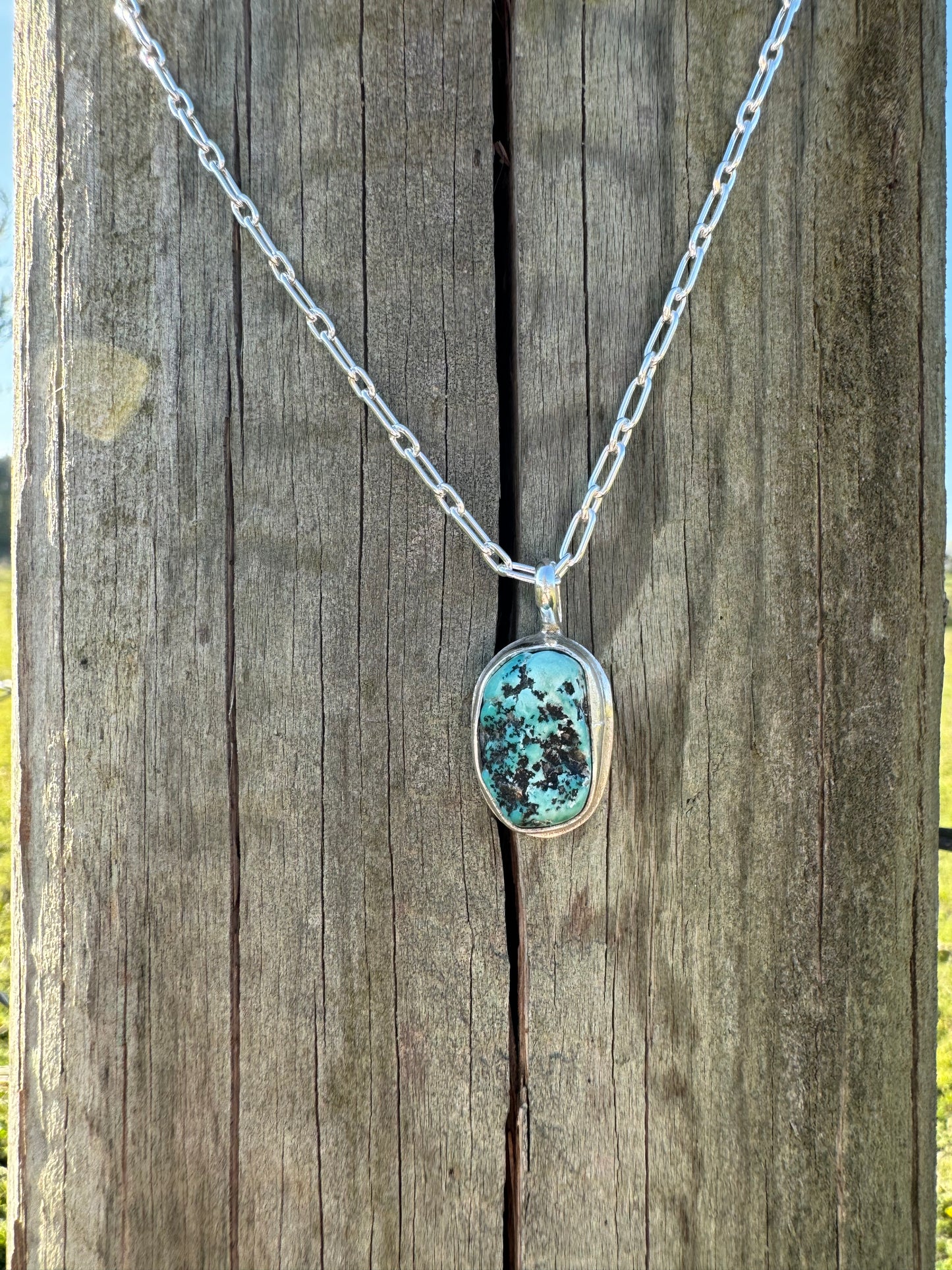 Moreno turquoise dainty pendant