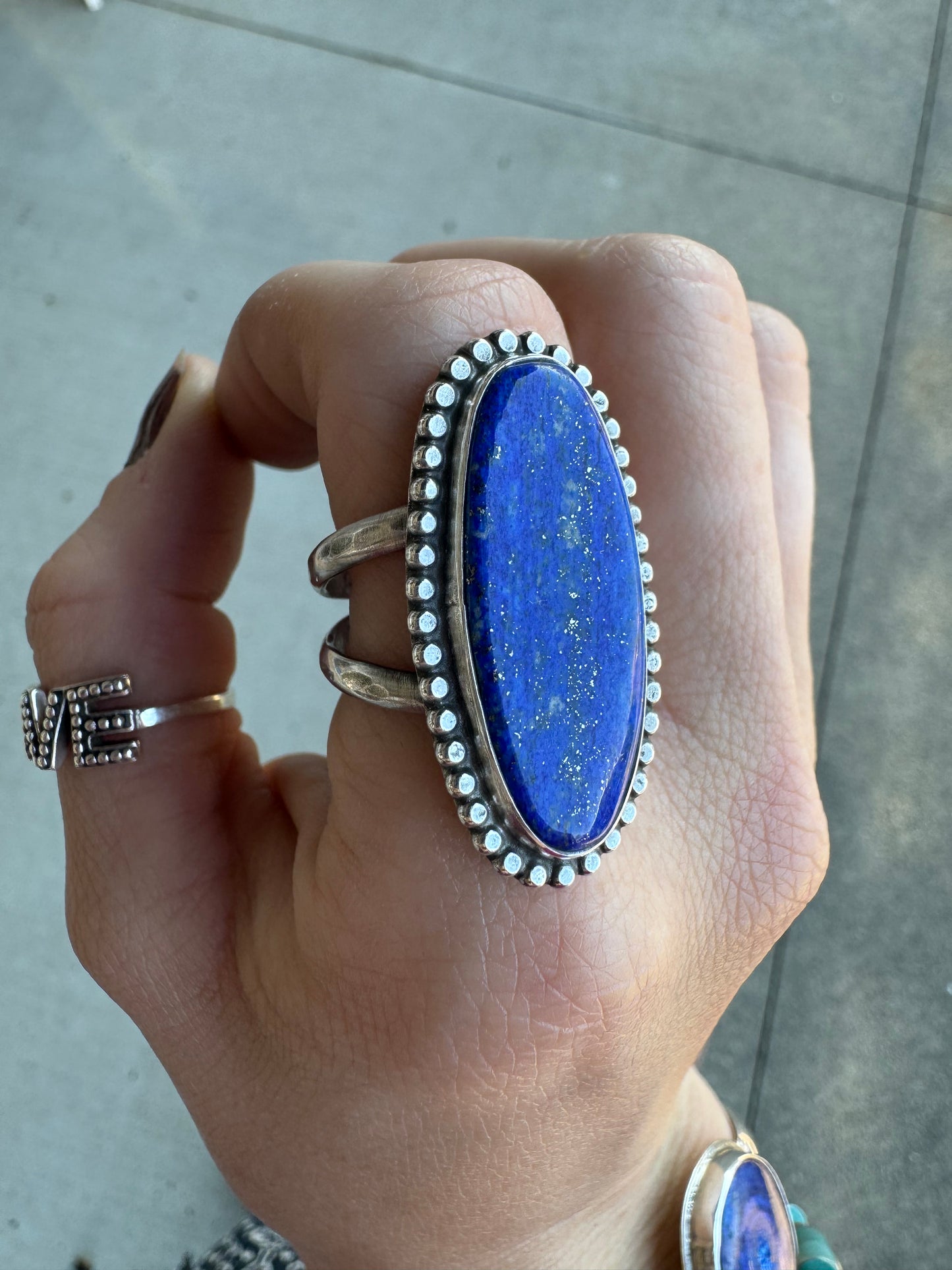 Lapis Ring size 9.5