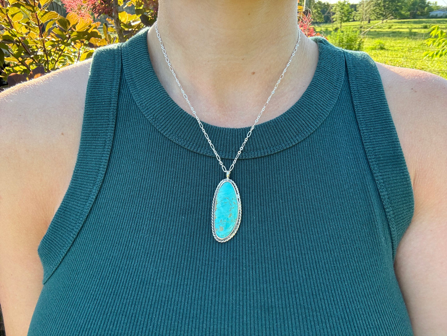 Desert Sky Kingman turquoise necklace