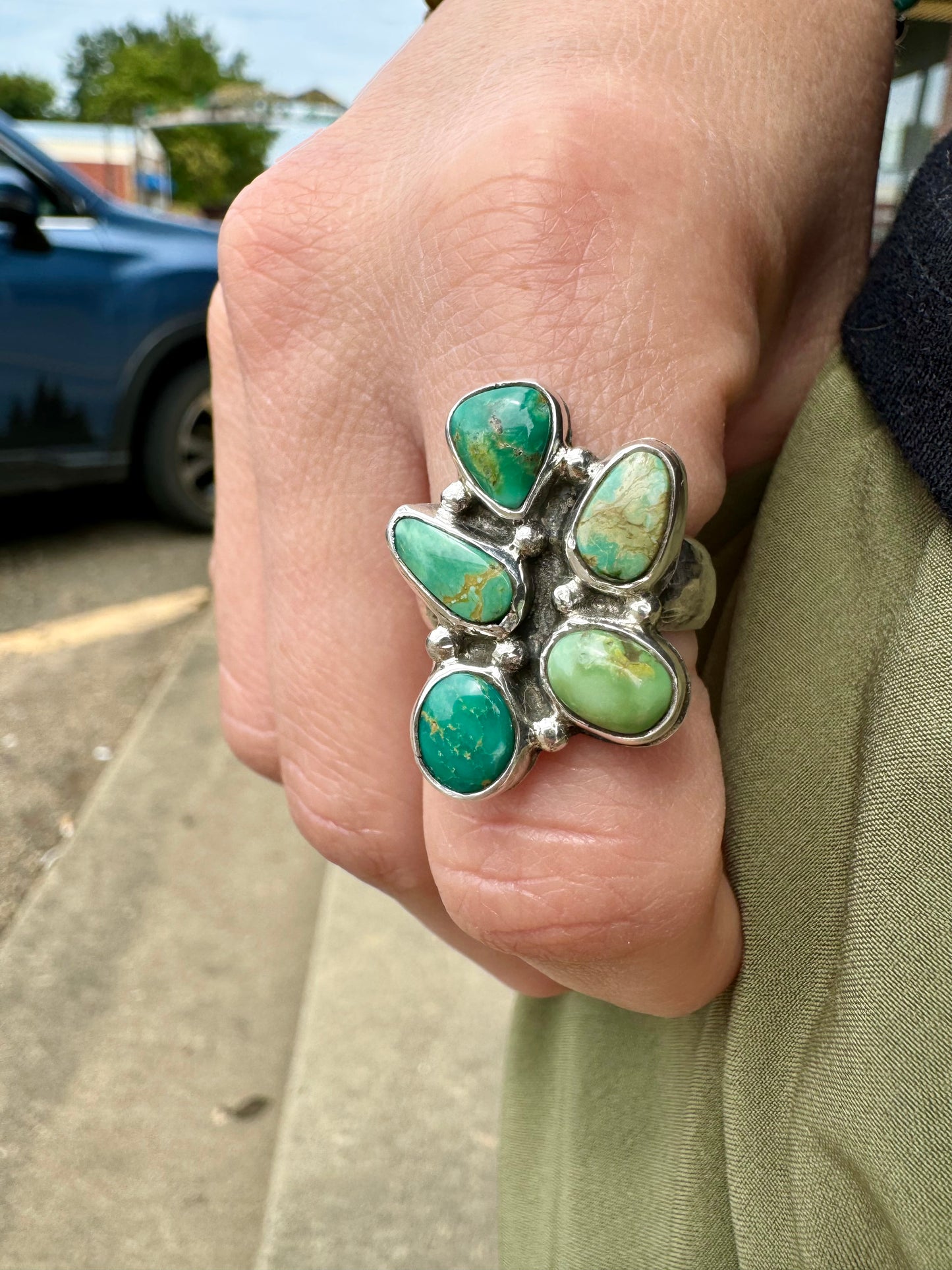 Sonoran Gold turquoise ring size 6