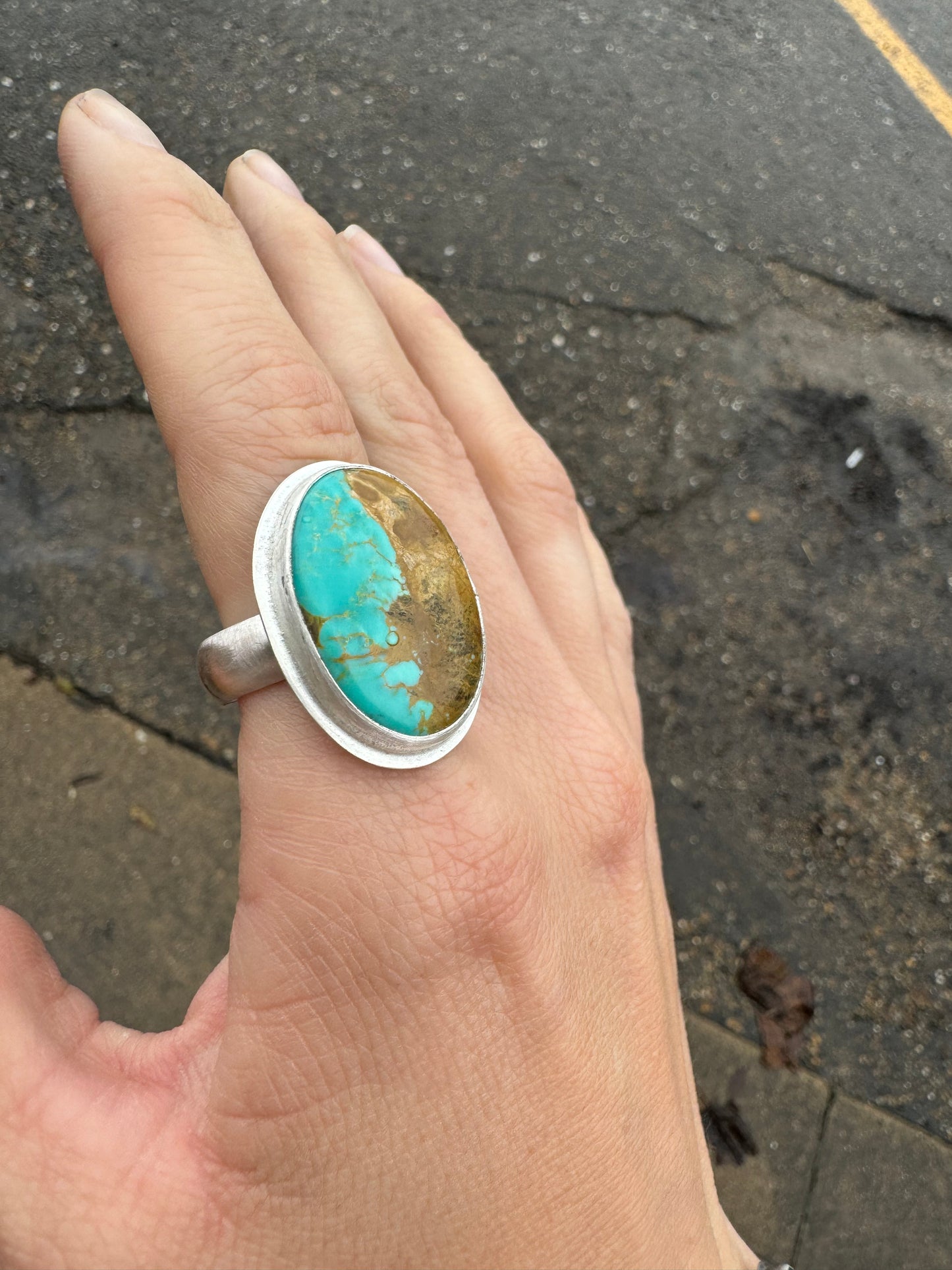 Tyrone turquoise ring size 10