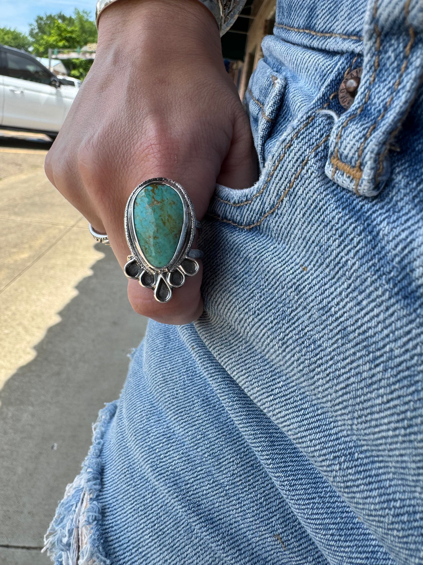 Teardrop Statement Ring size 9.5