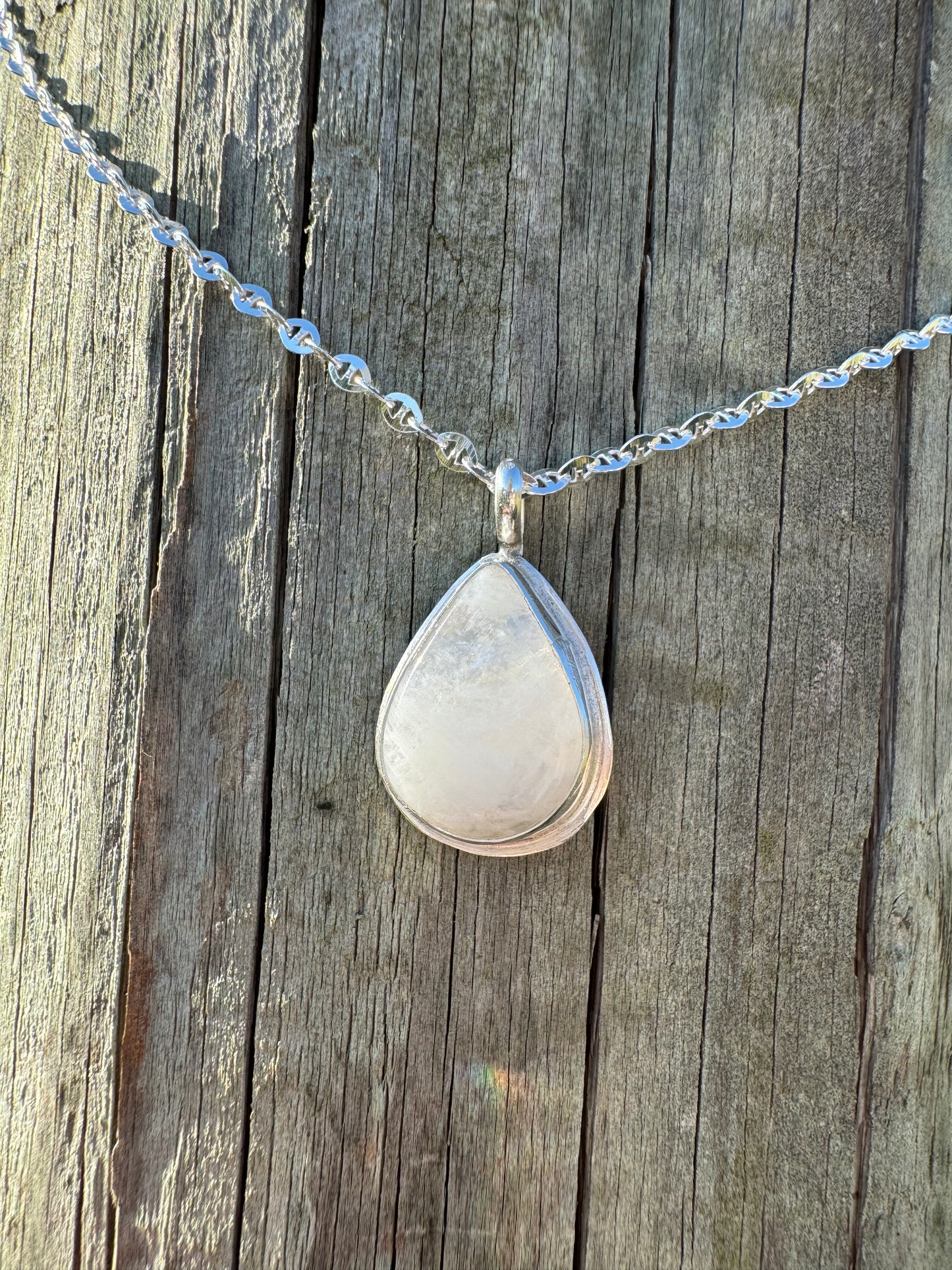 Moonstone dainty pendant