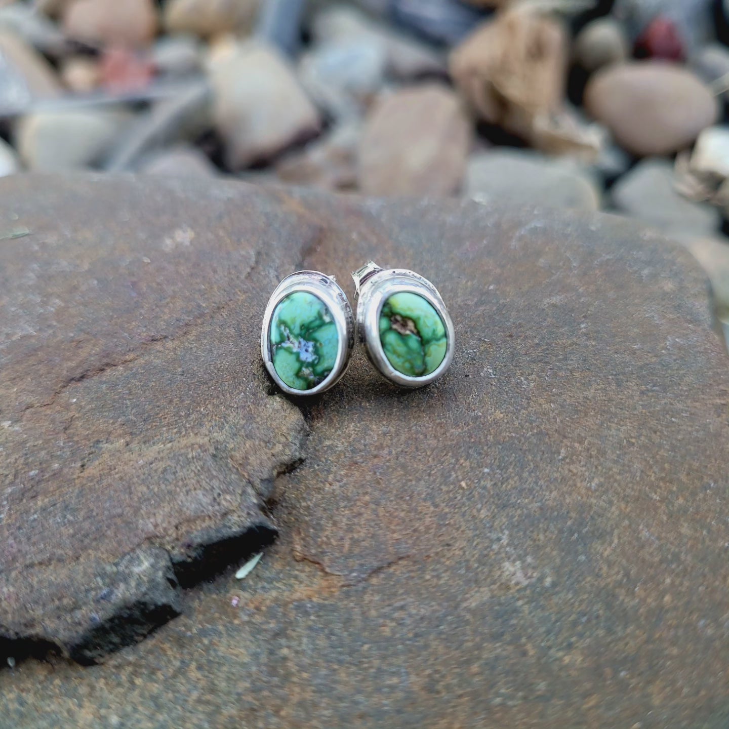 Sonoran Gold Turquoise Post Earrings