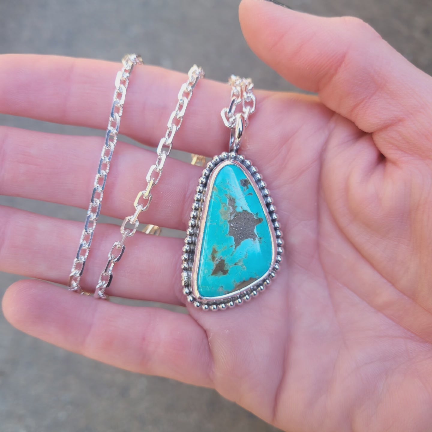 Tyrone turquoise necklace